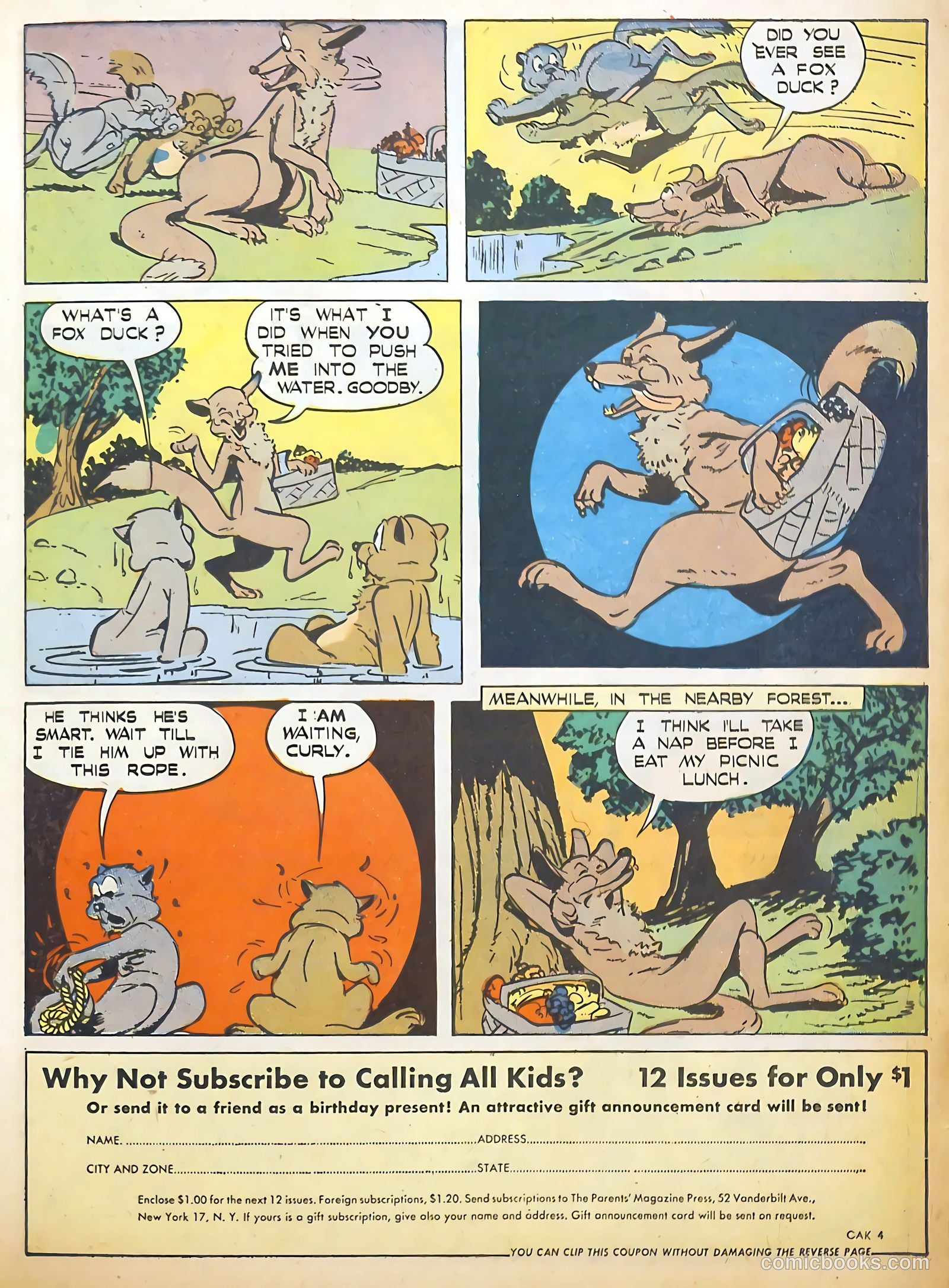 Calling All Kids #4 (1946) — page 22 of 52
