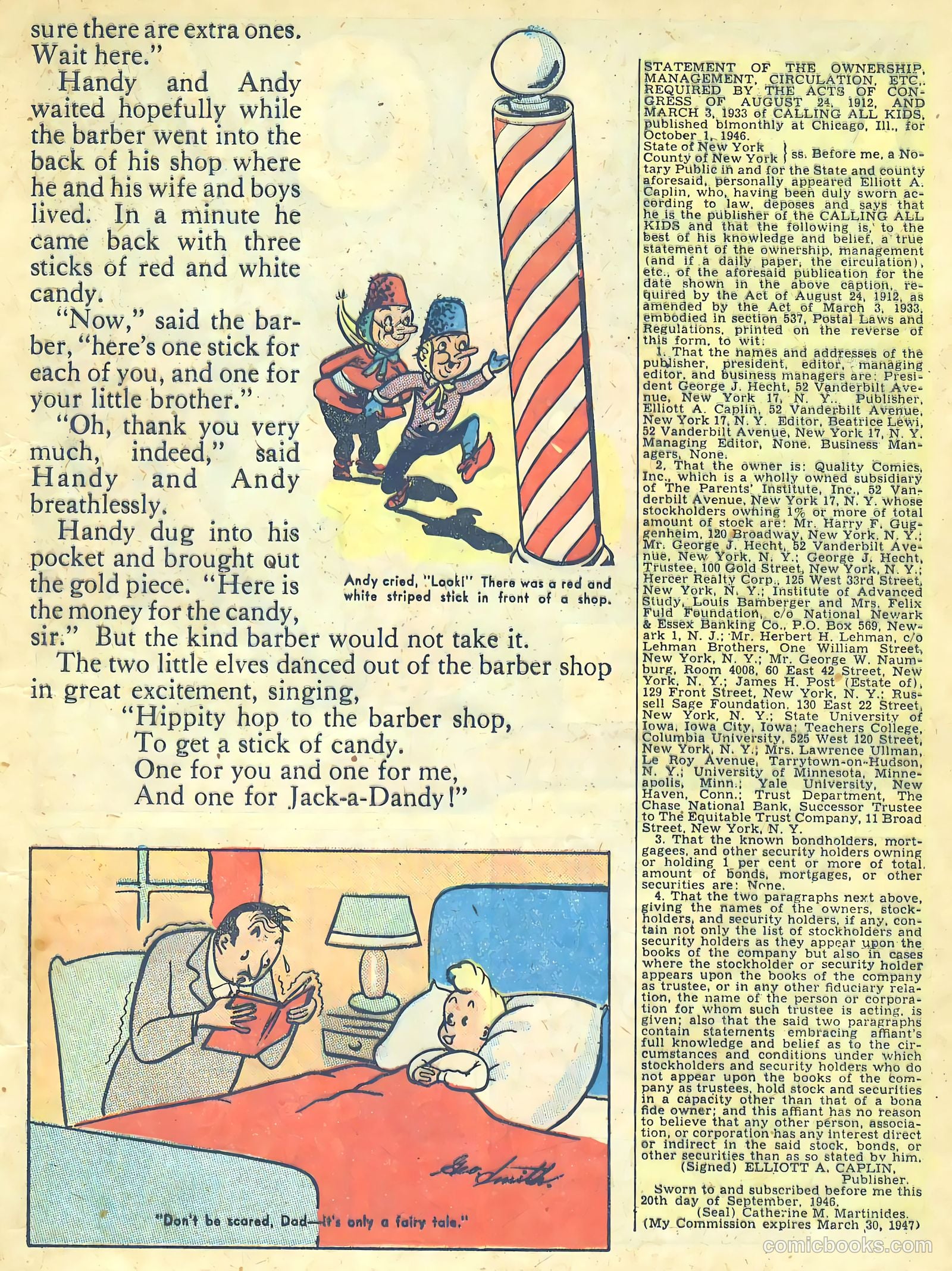 Calling All Kids #6 (1946) — page 31 of 52