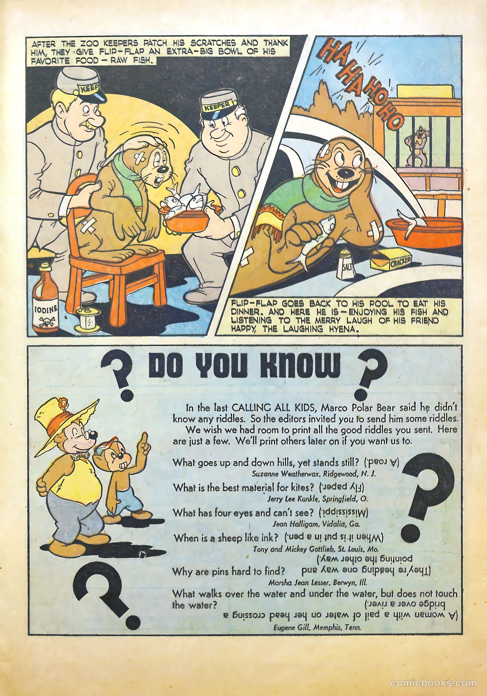 Calling All Kids #7 (1947) — page 37 of 52