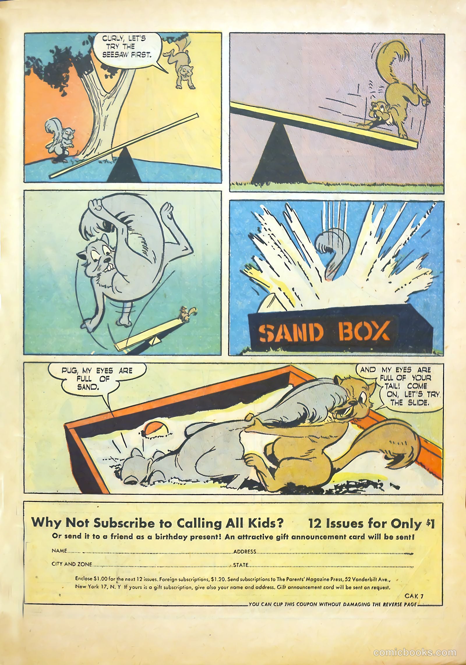 Calling All Kids #7 (1947) — page 47 of 52