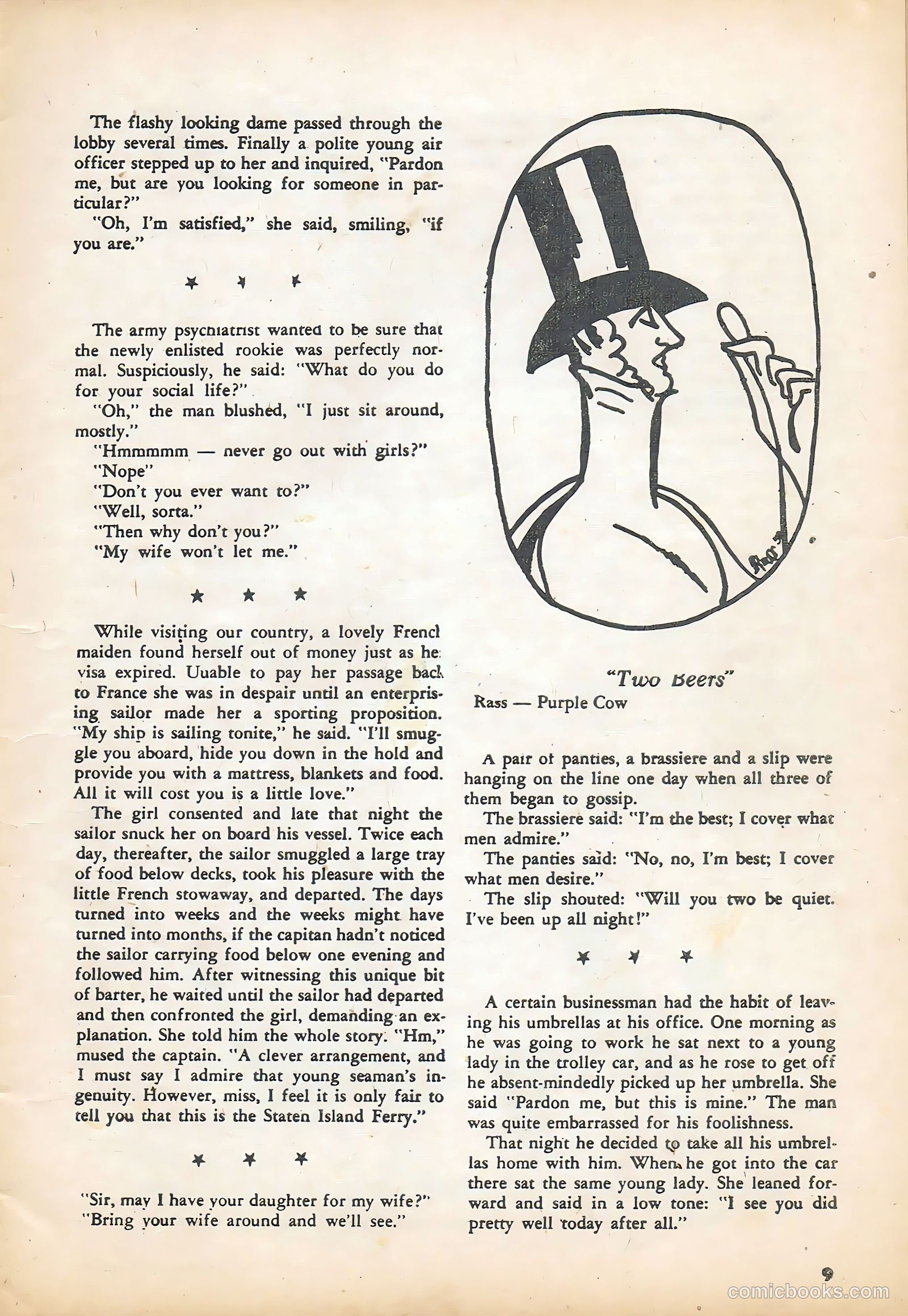 Campus Humor #1 (1957) — page 9 of 62