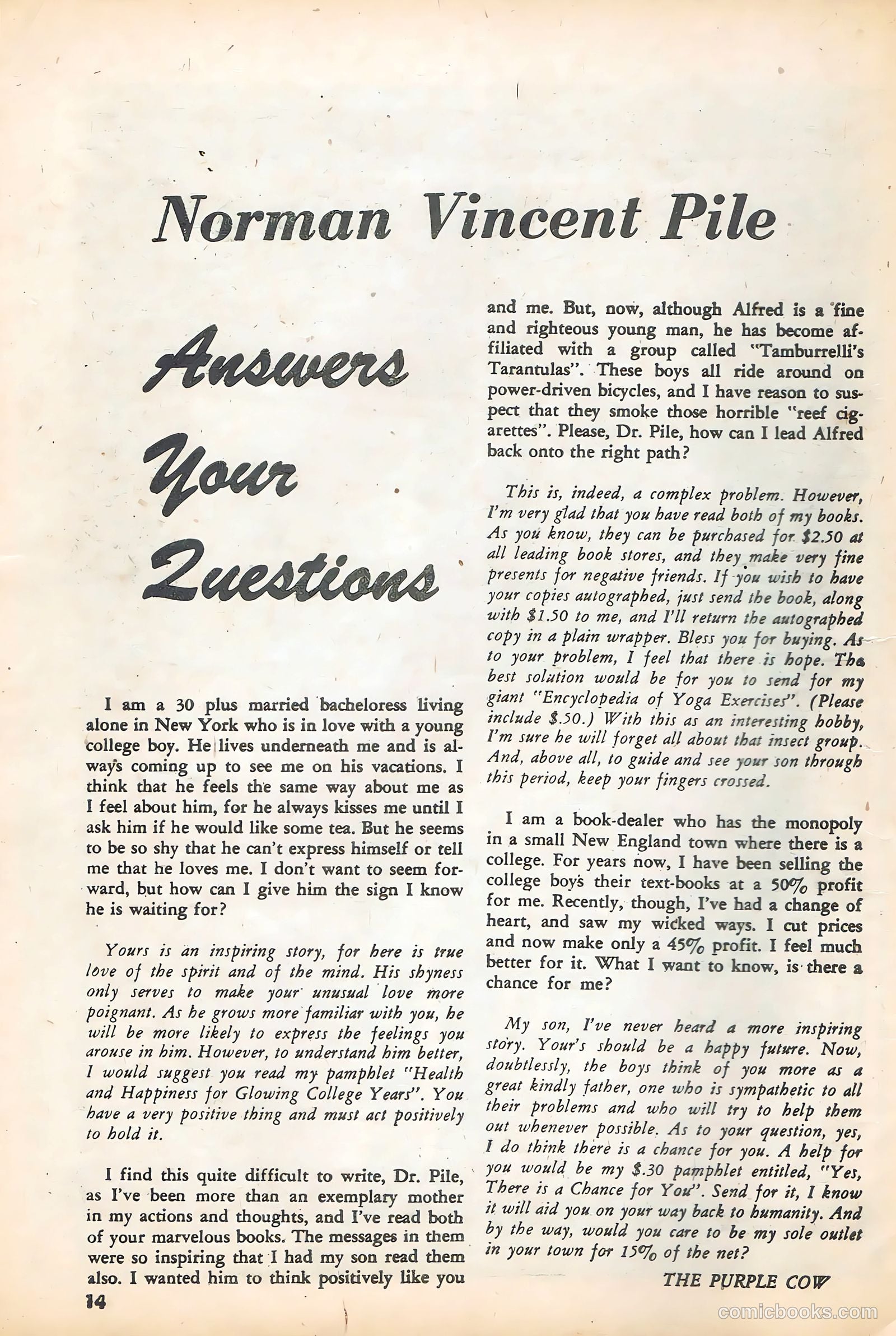 Campus Humor #1 (1957) — page 14 of 62
