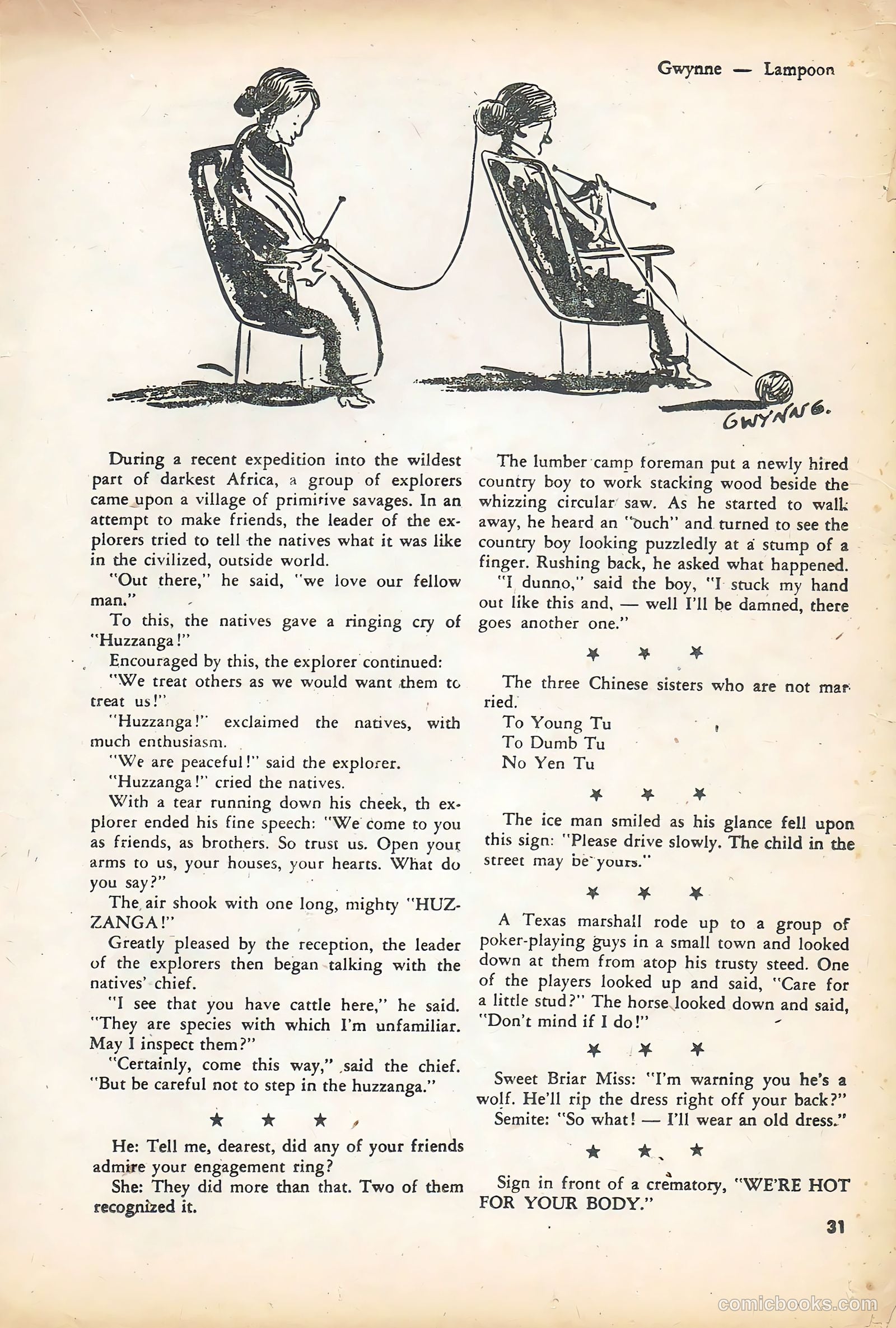 Campus Humor #1 (1957) — page 30 of 62
