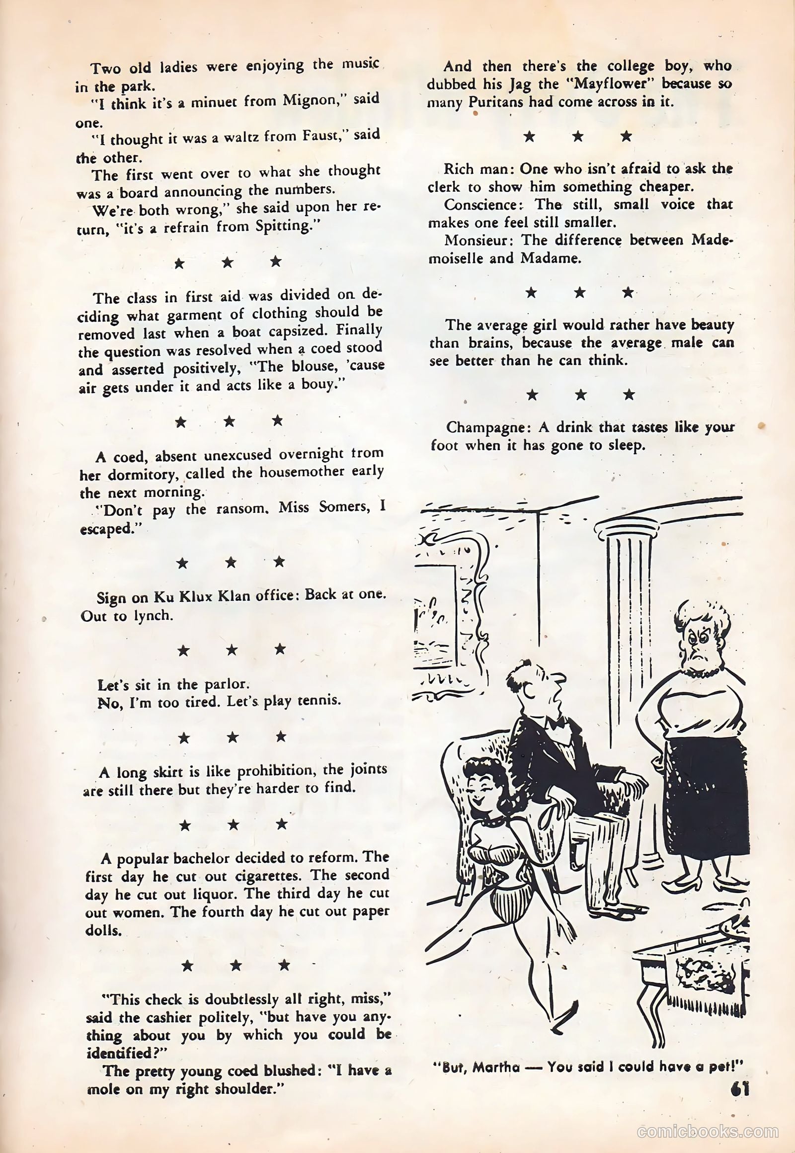 Campus Humor #3 (1957) — page 56 of 63