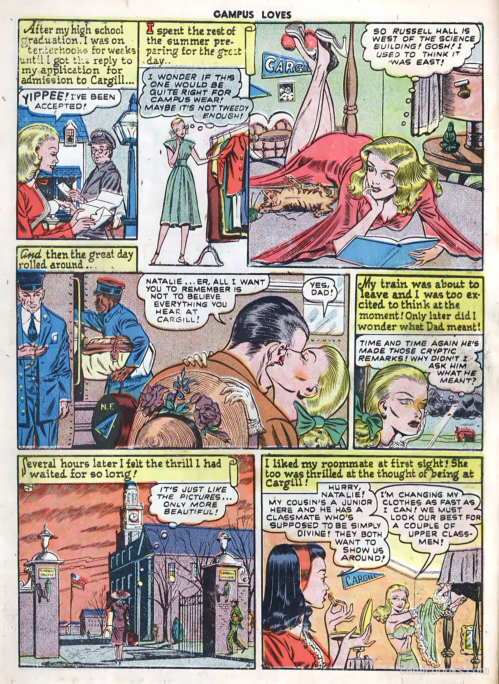 Campus Loves #1 (1949) — page 6 of 36