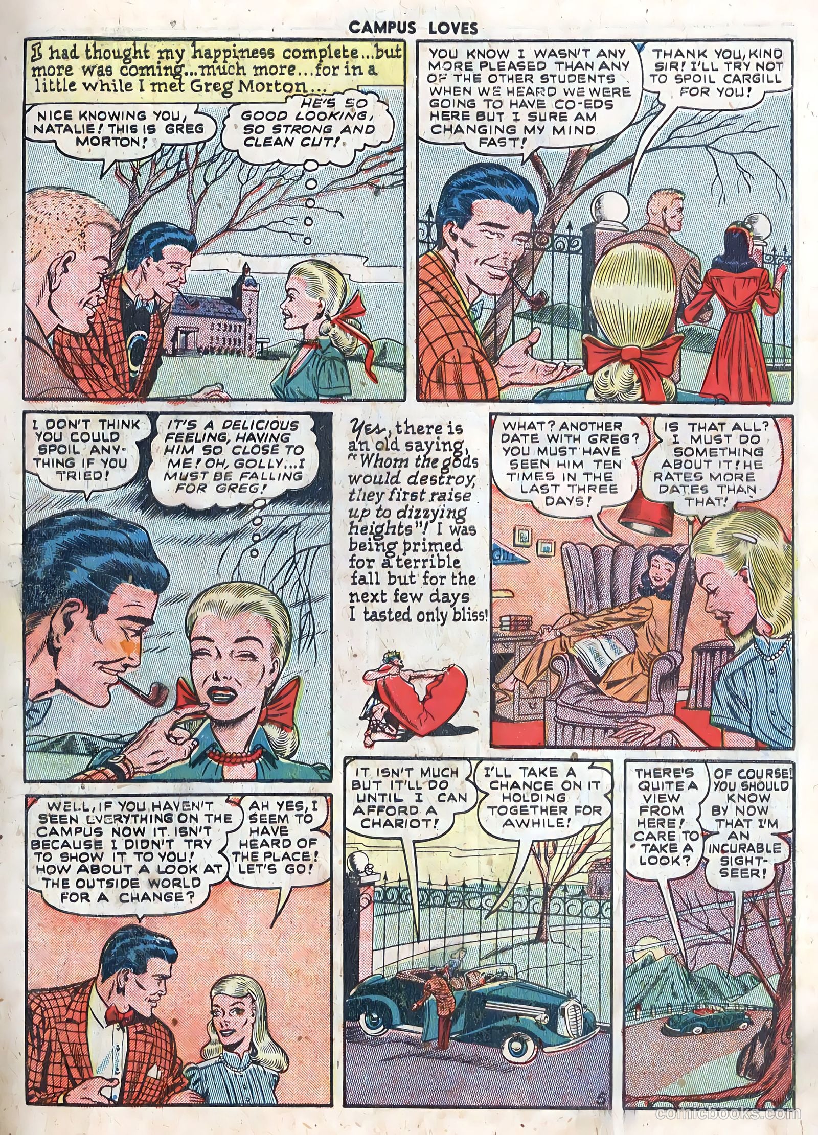 Campus Loves #1 (1949) — page 7 of 36