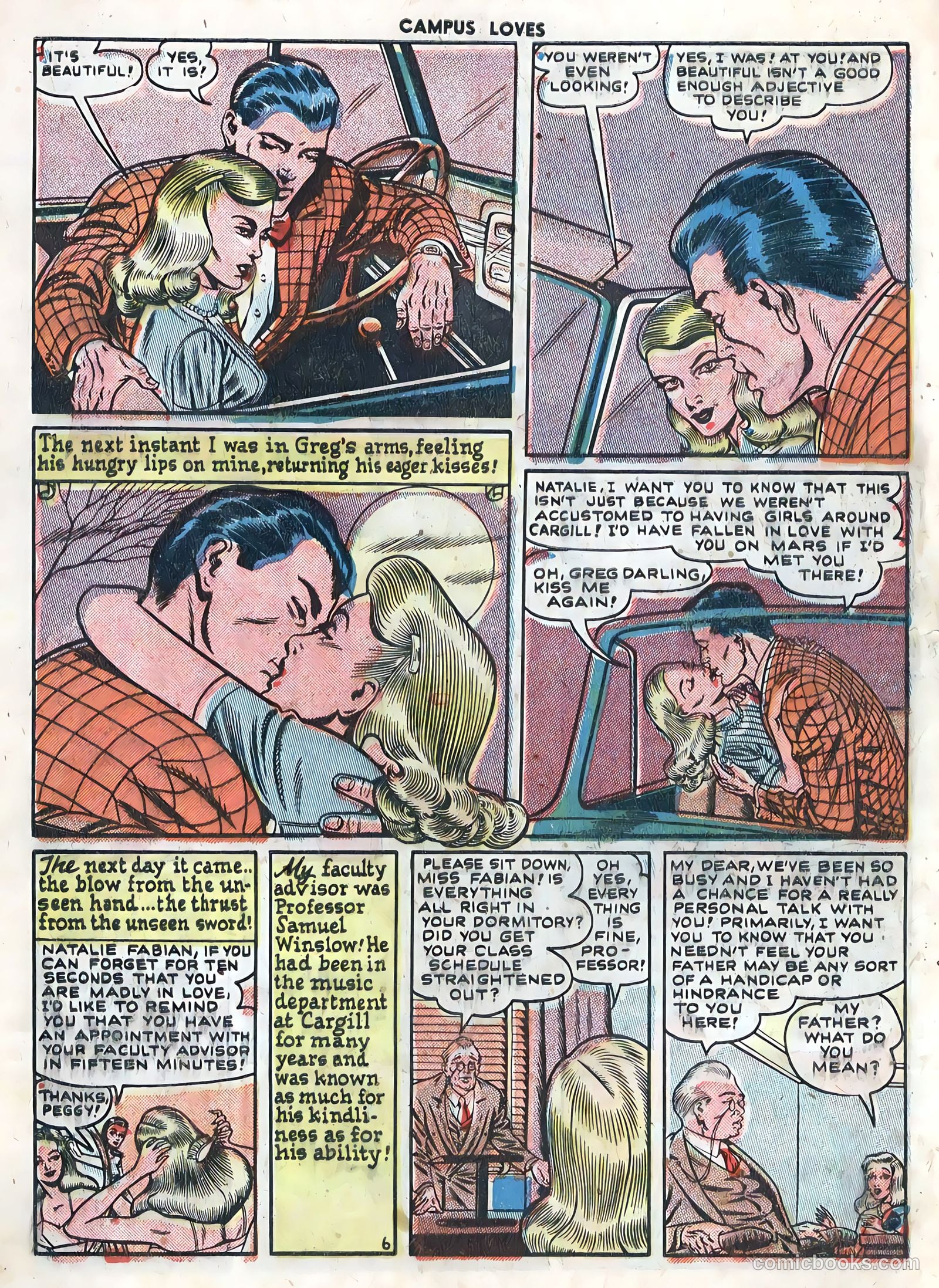 Campus Loves #1 (1949) — page 8 of 36