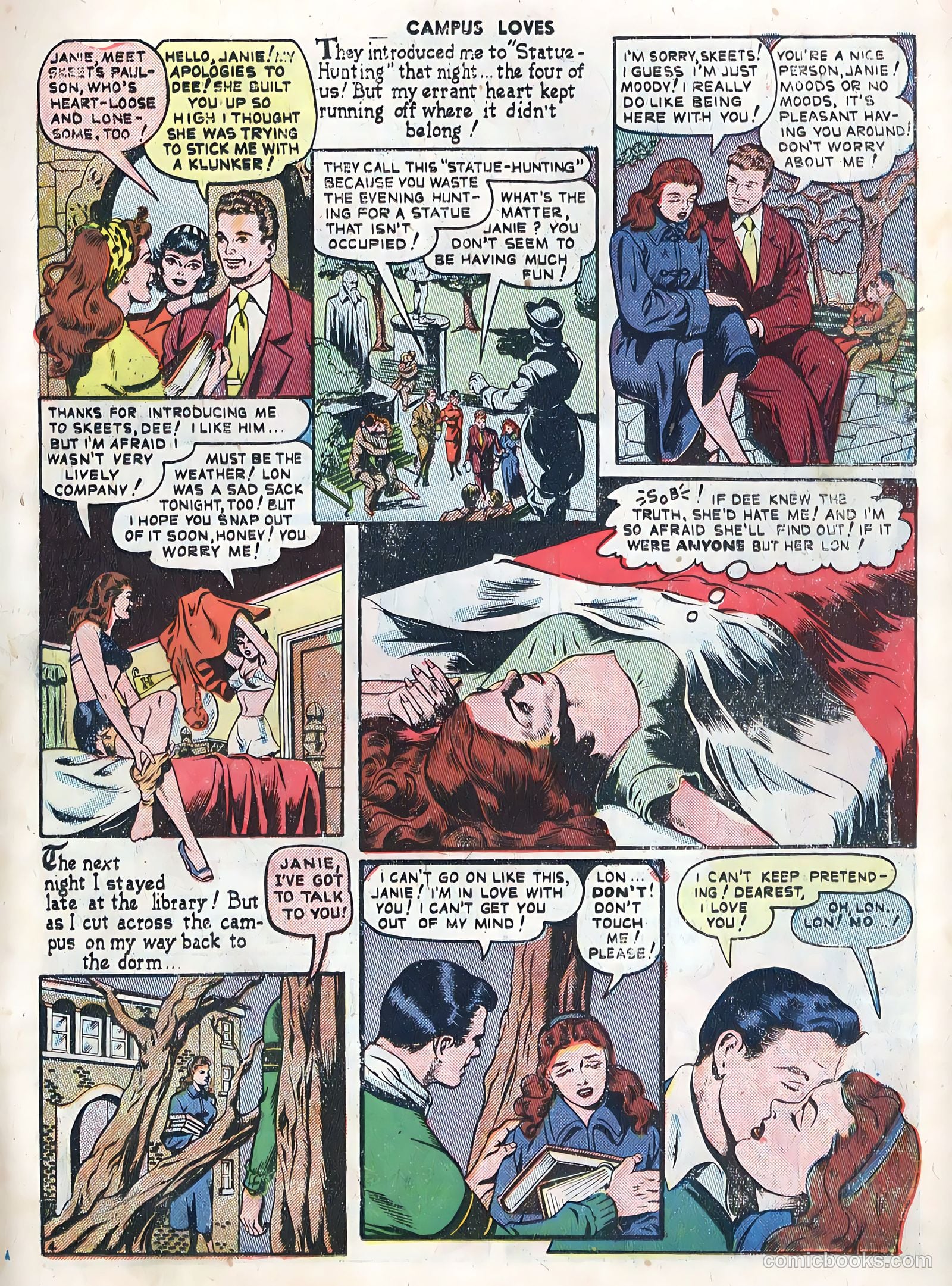 Campus Loves #1 (1949) — page 15 of 36