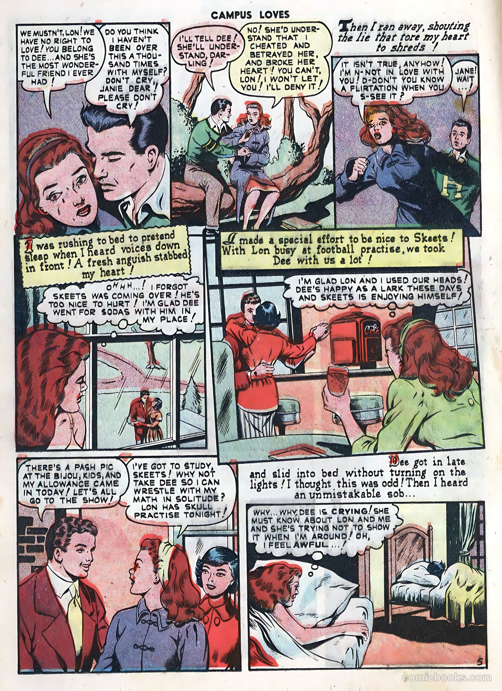 Campus Loves #1 (1949) — page 16 of 36