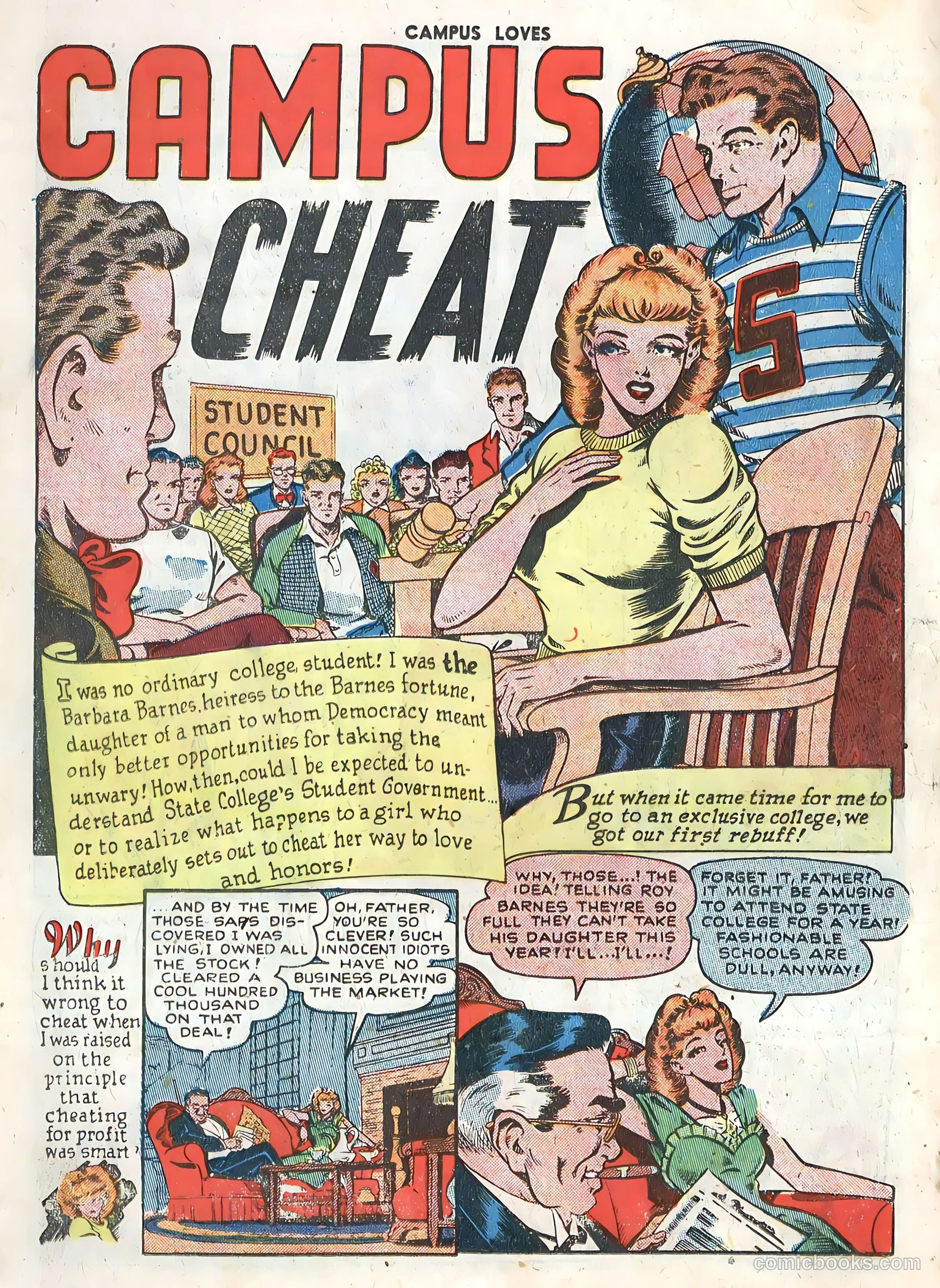 Campus Loves #1 (1949) — page 18 of 36