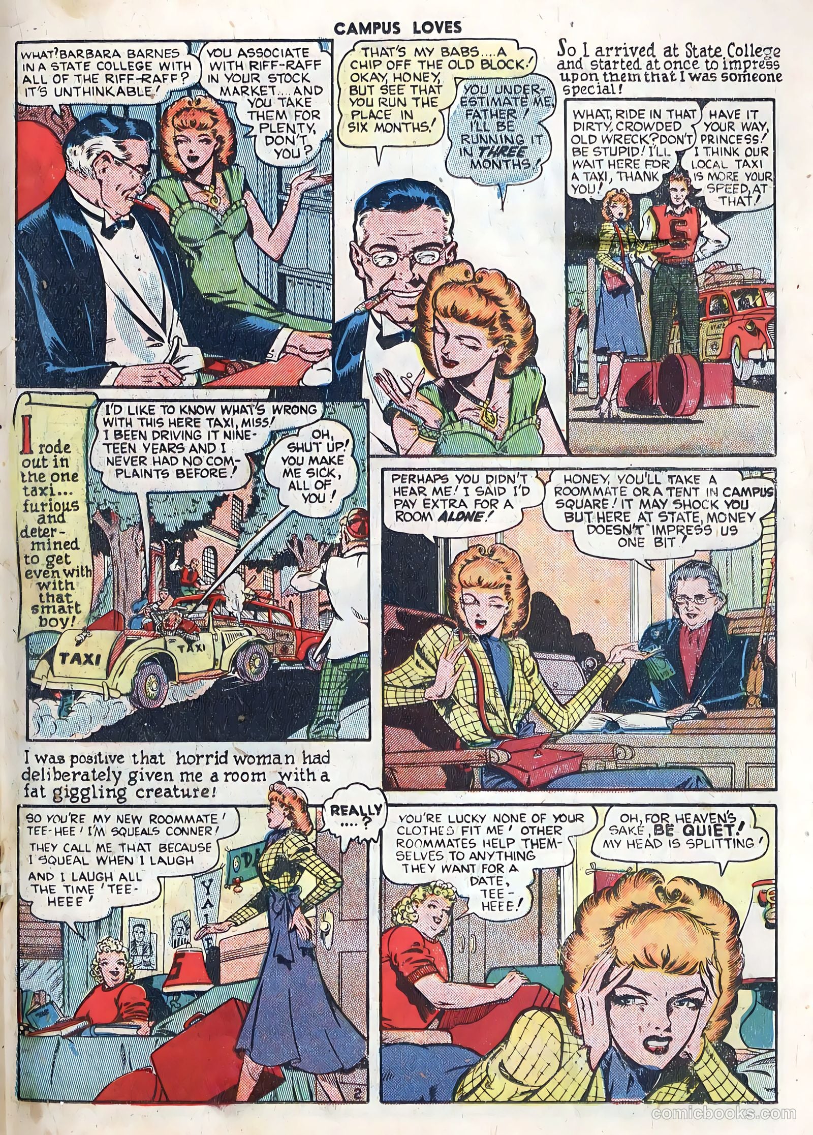 Campus Loves #1 (1949) — page 19 of 36