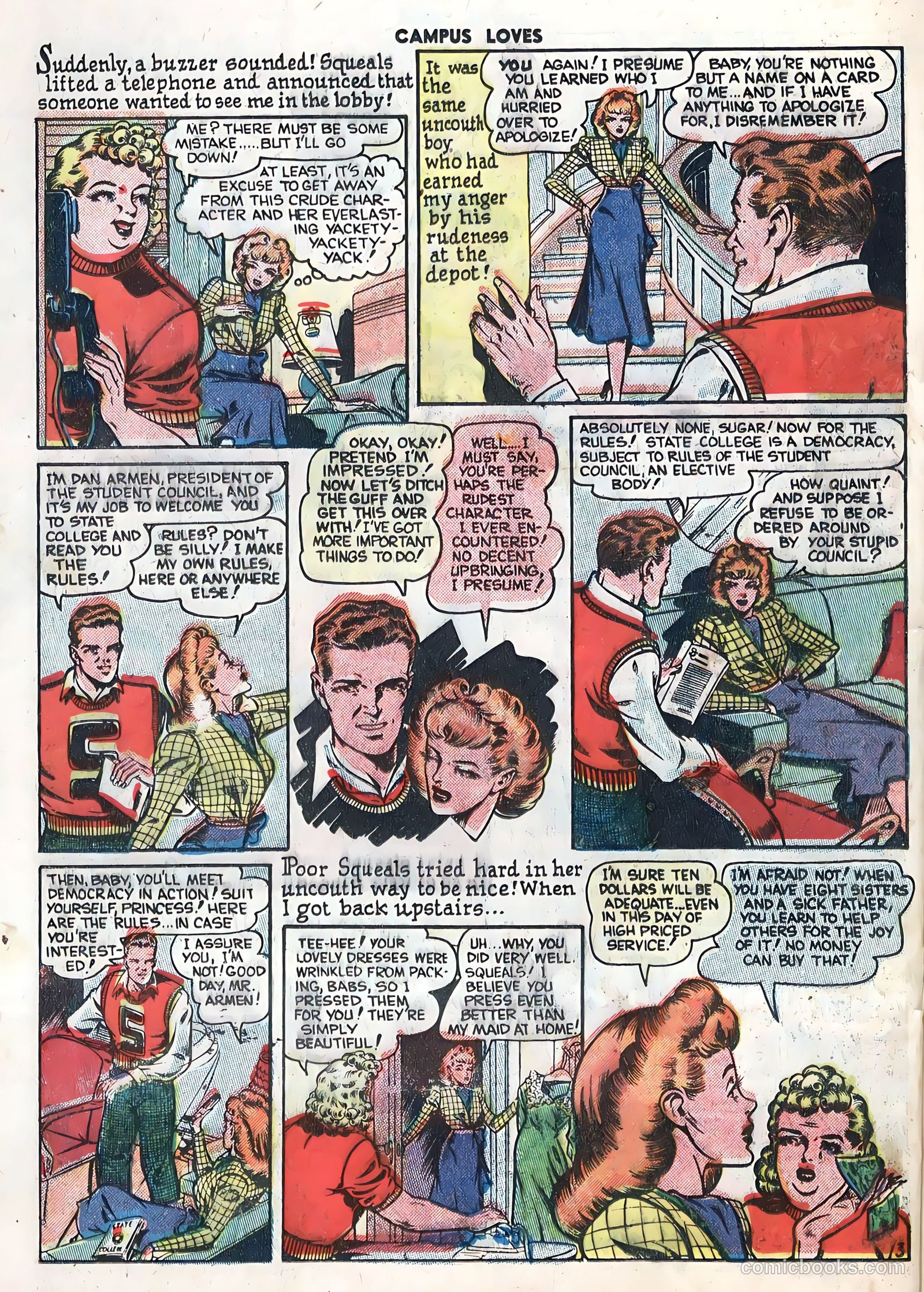 Campus Loves #1 (1949) — page 20 of 36