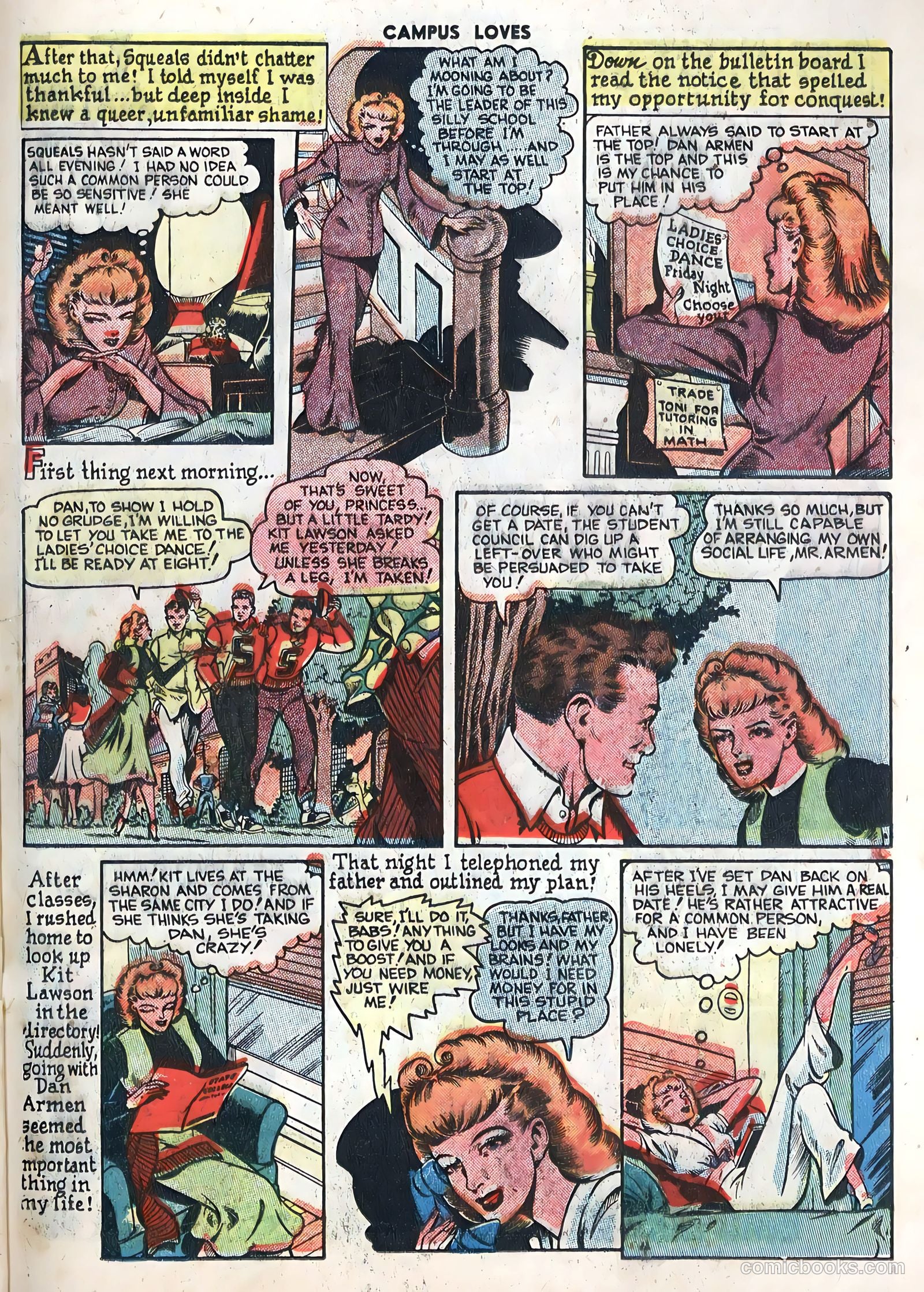 Campus Loves #1 (1949) — page 21 of 36