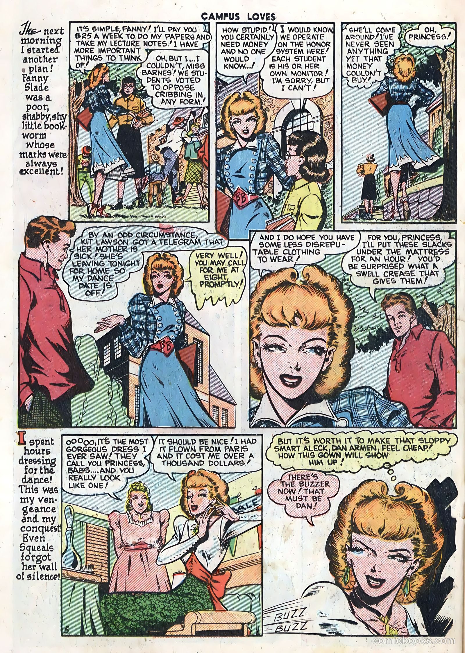 Campus Loves #1 (1949) — page 22 of 36