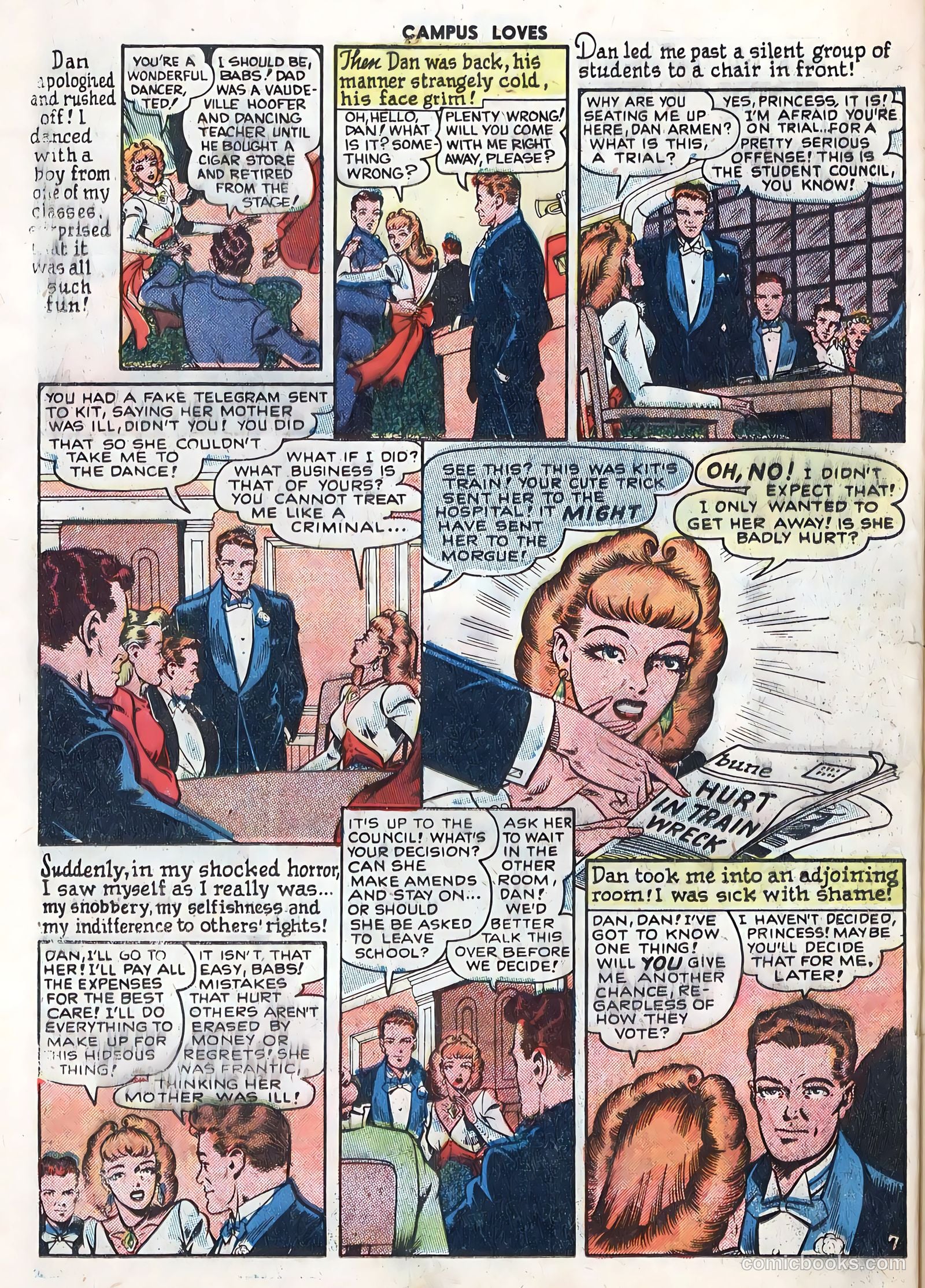 Campus Loves #1 (1949) — page 24 of 36