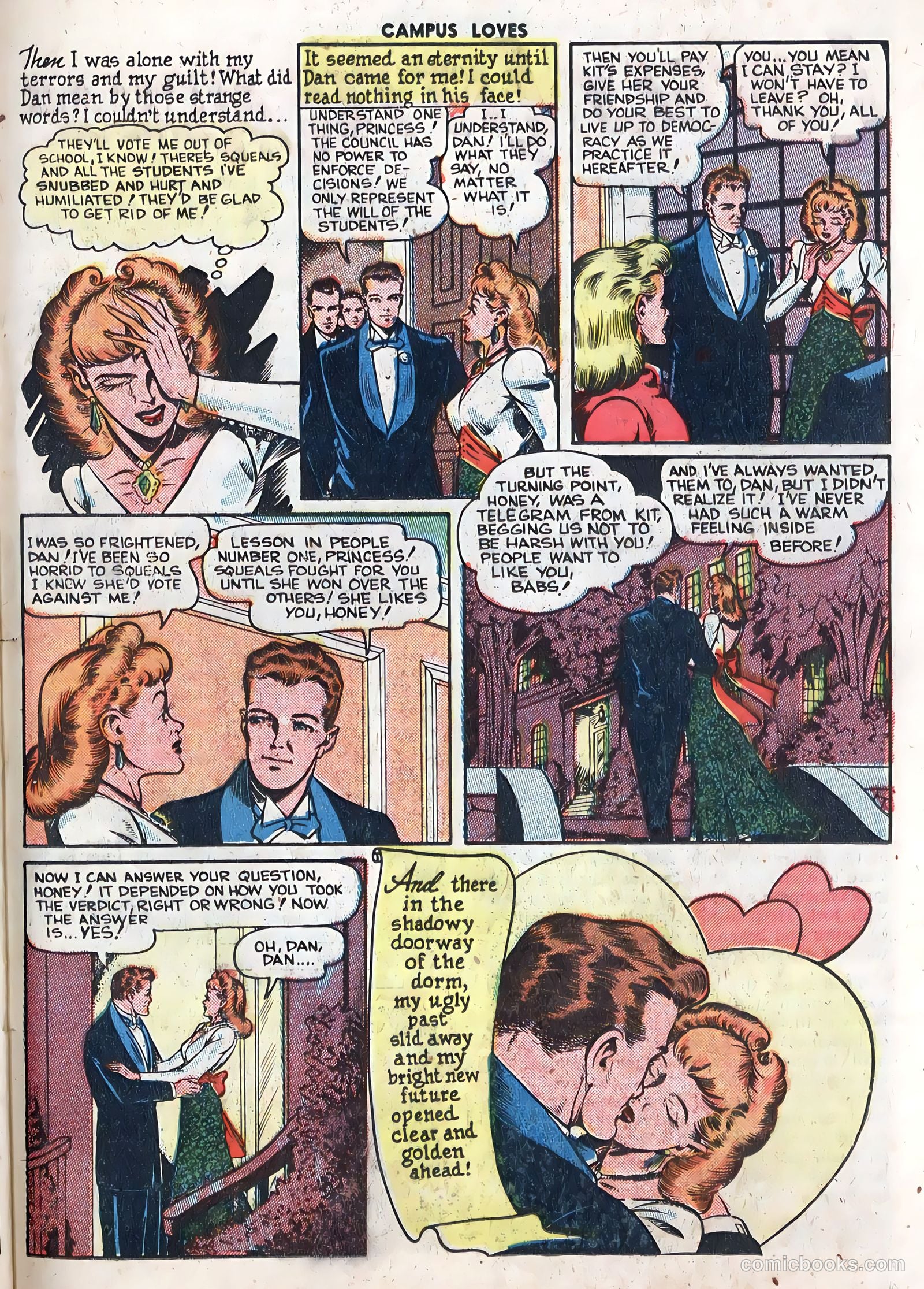 Campus Loves #1 (1949) — page 25 of 36