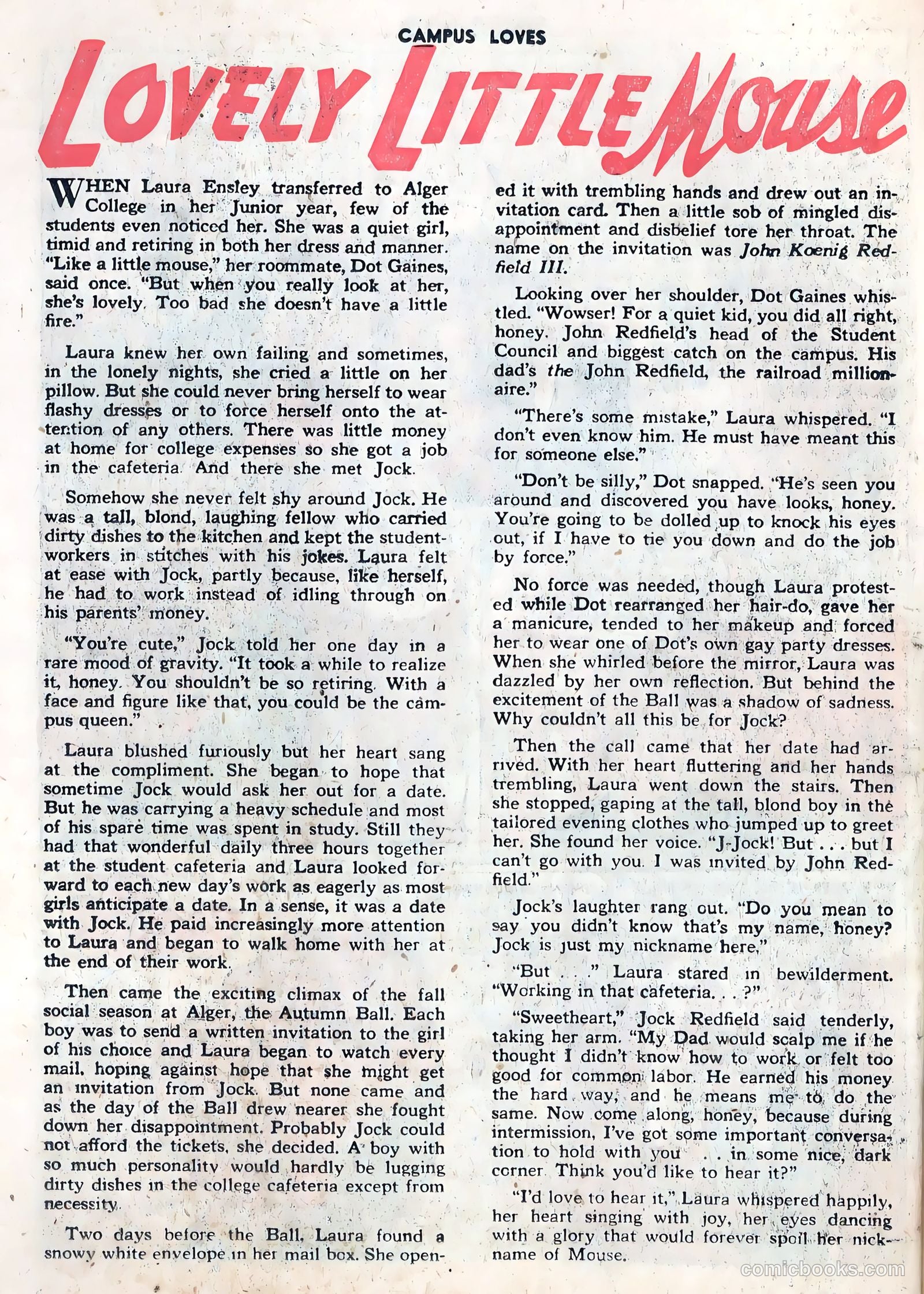 Campus Loves #1 (1949) — page 26 of 36