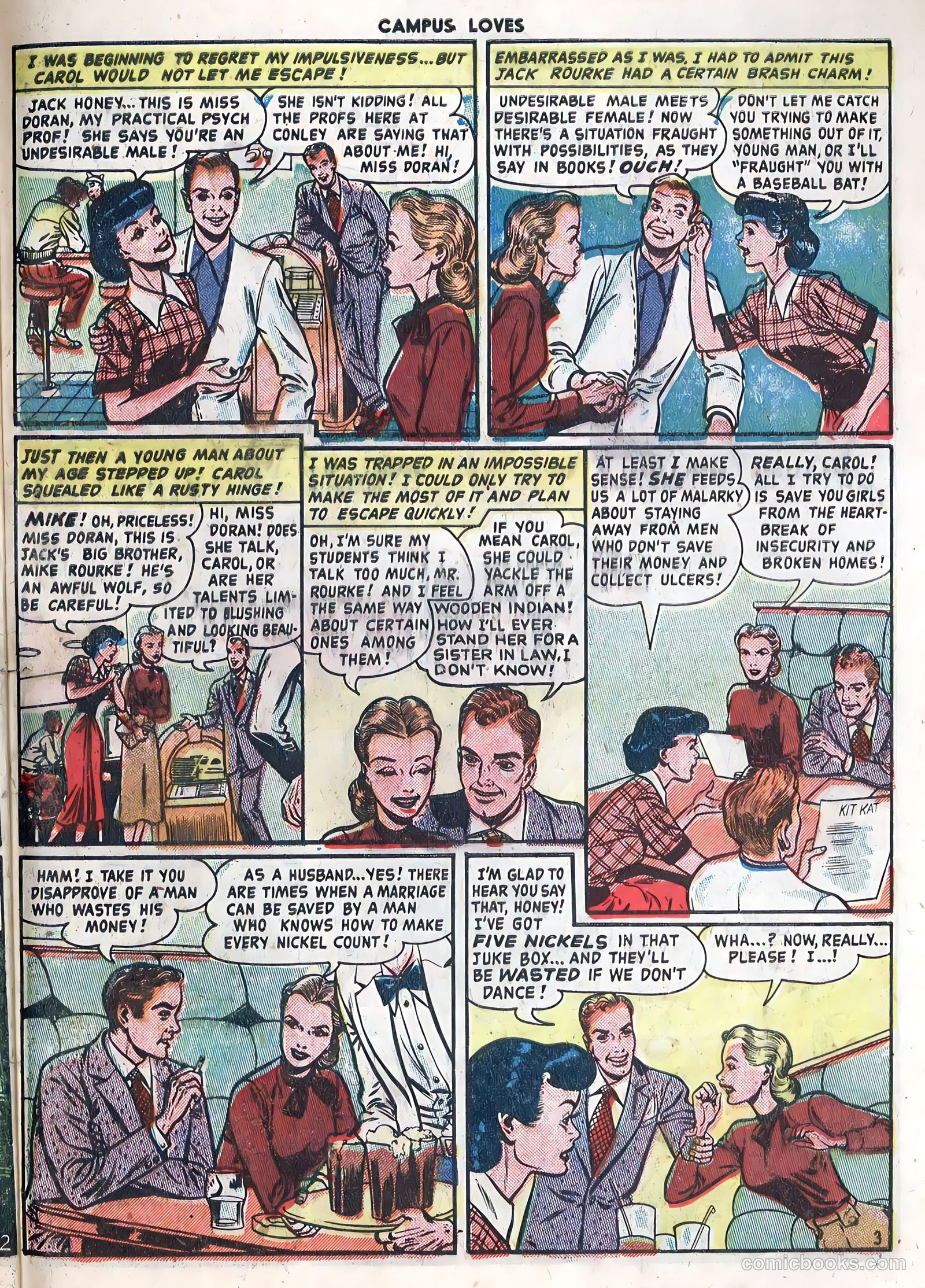 Campus Loves #1 (1949) — page 29 of 36