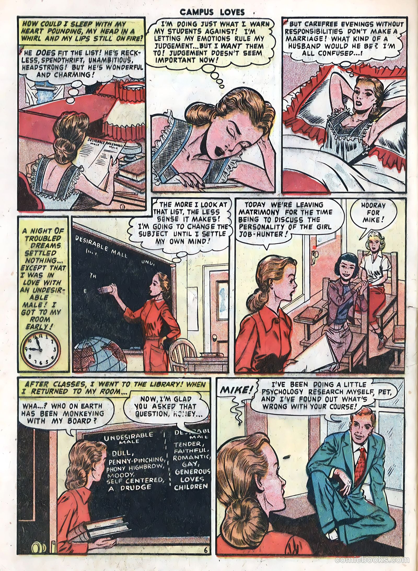 Campus Loves #1 (1949) — page 32 of 36