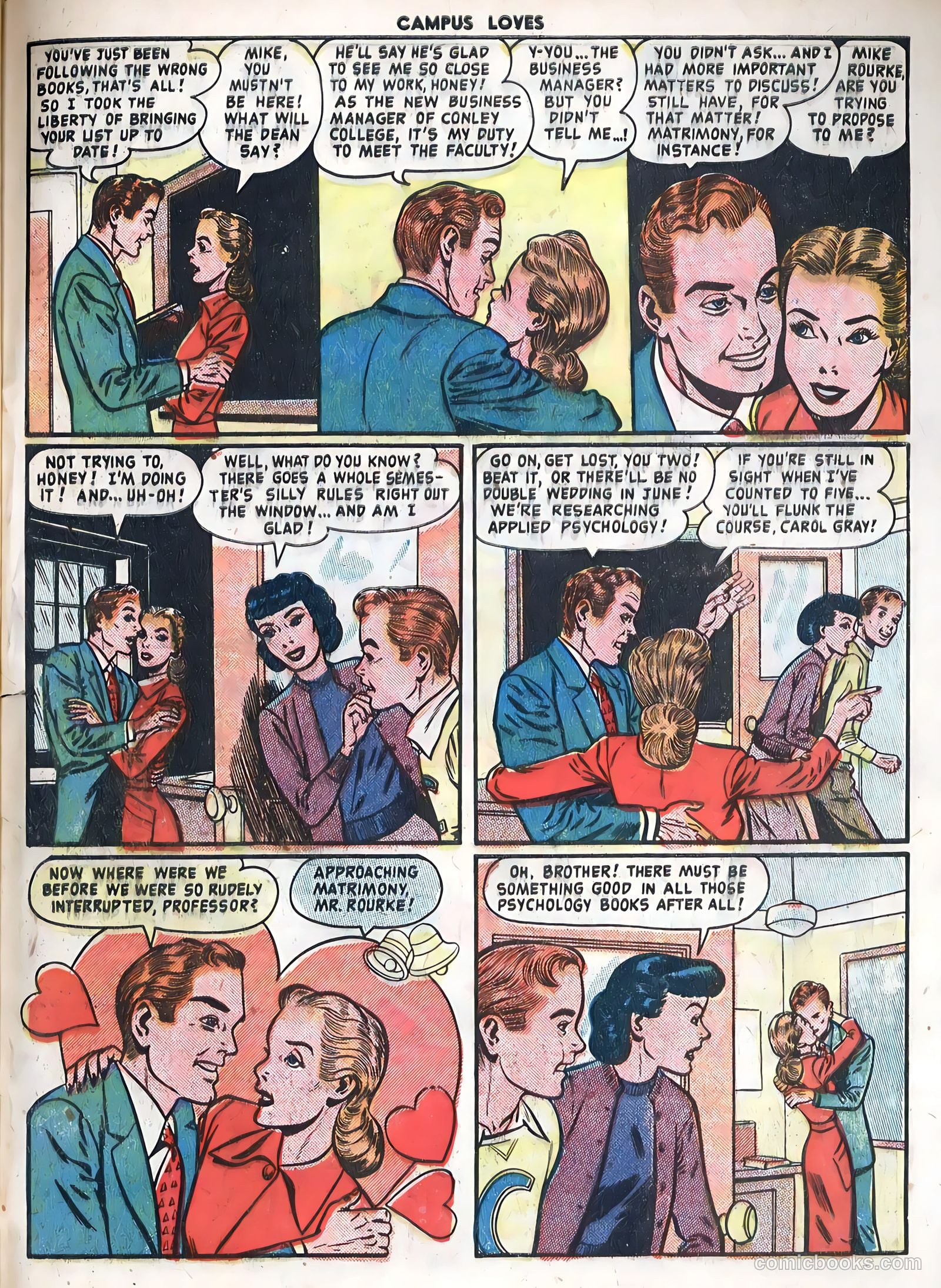 Campus Loves #1 (1949) — page 33 of 36