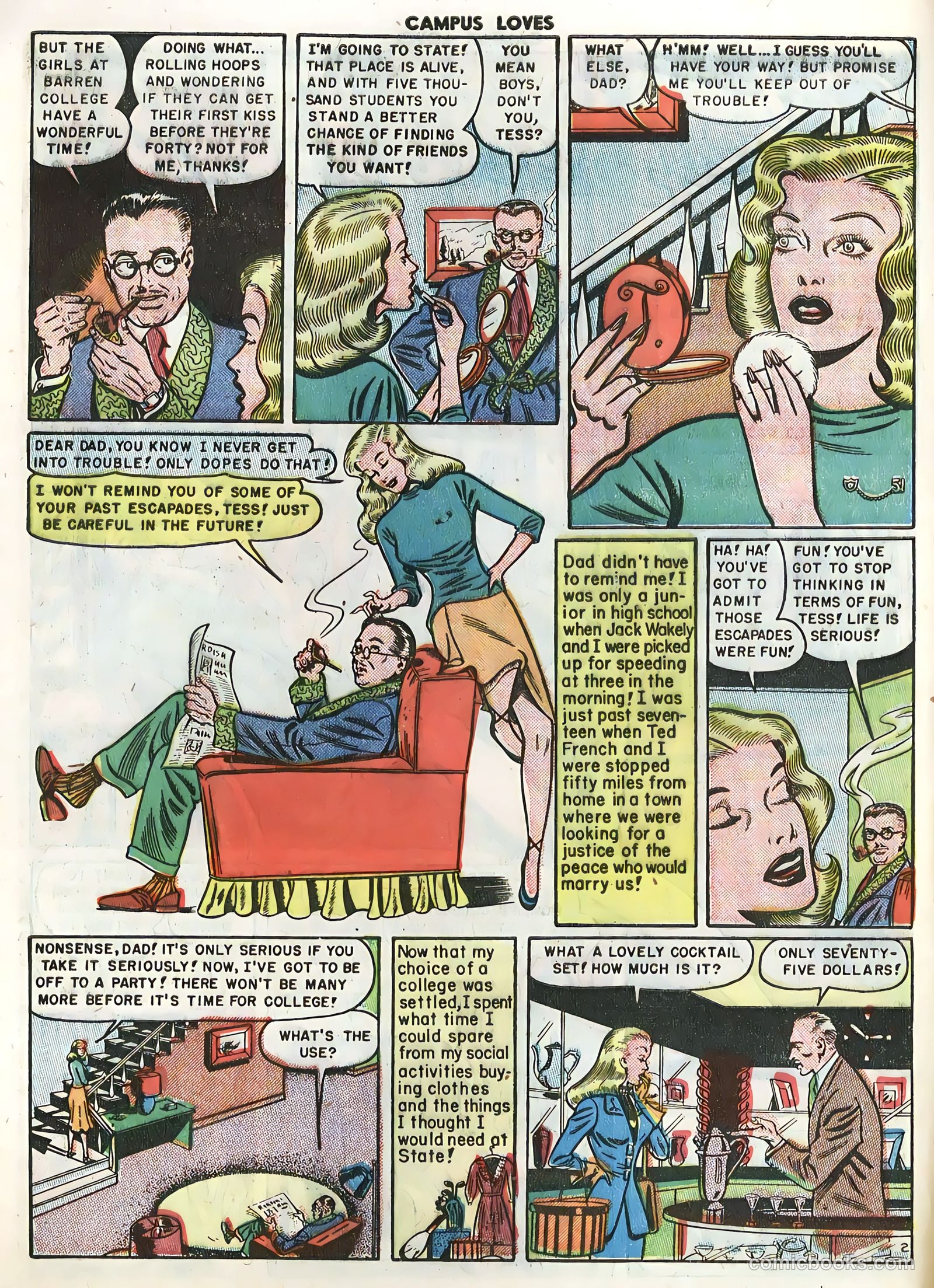Campus Loves #2 (1950) — page 4 of 36