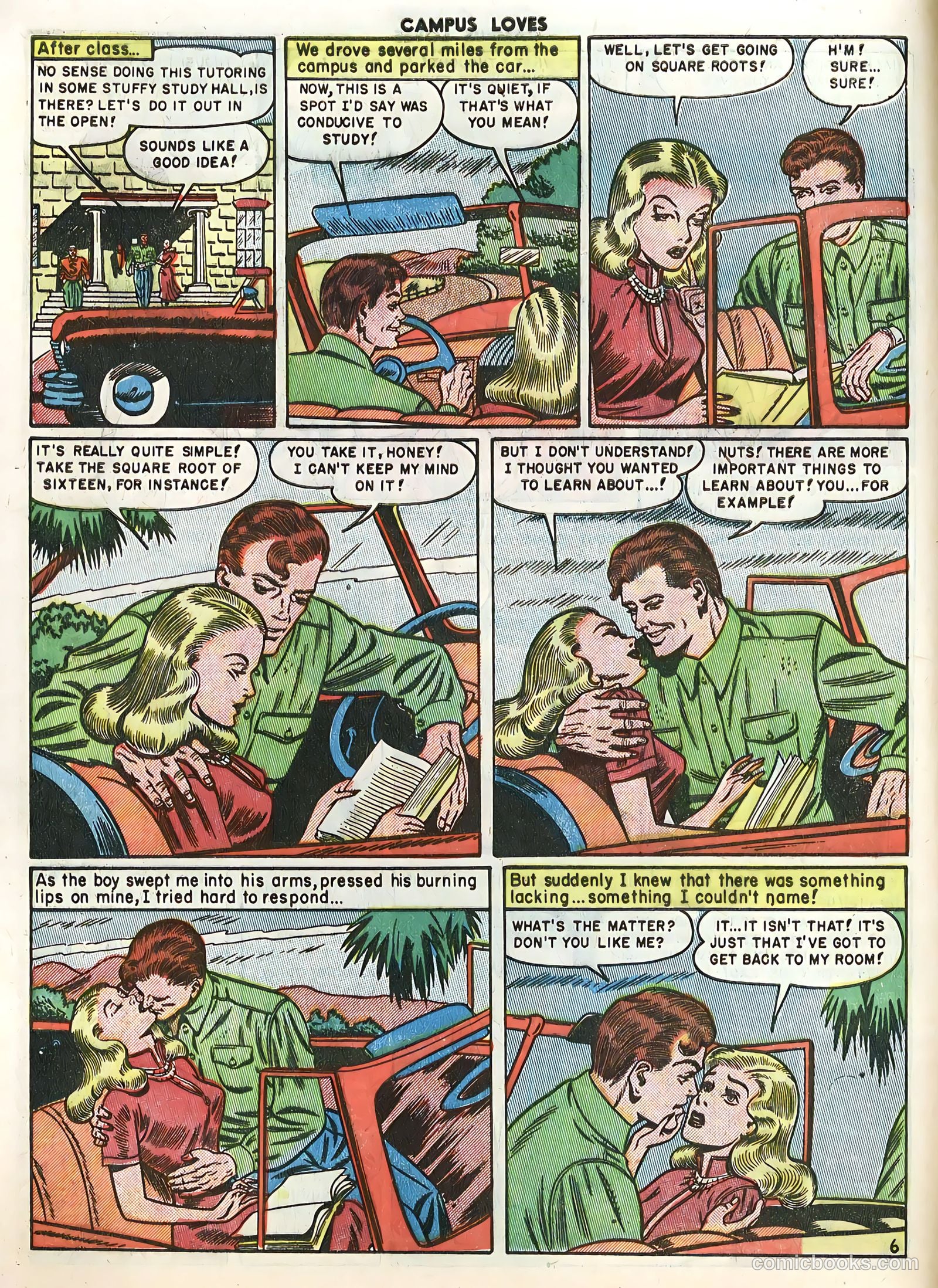 Campus Loves #2 (1950) — page 8 of 36