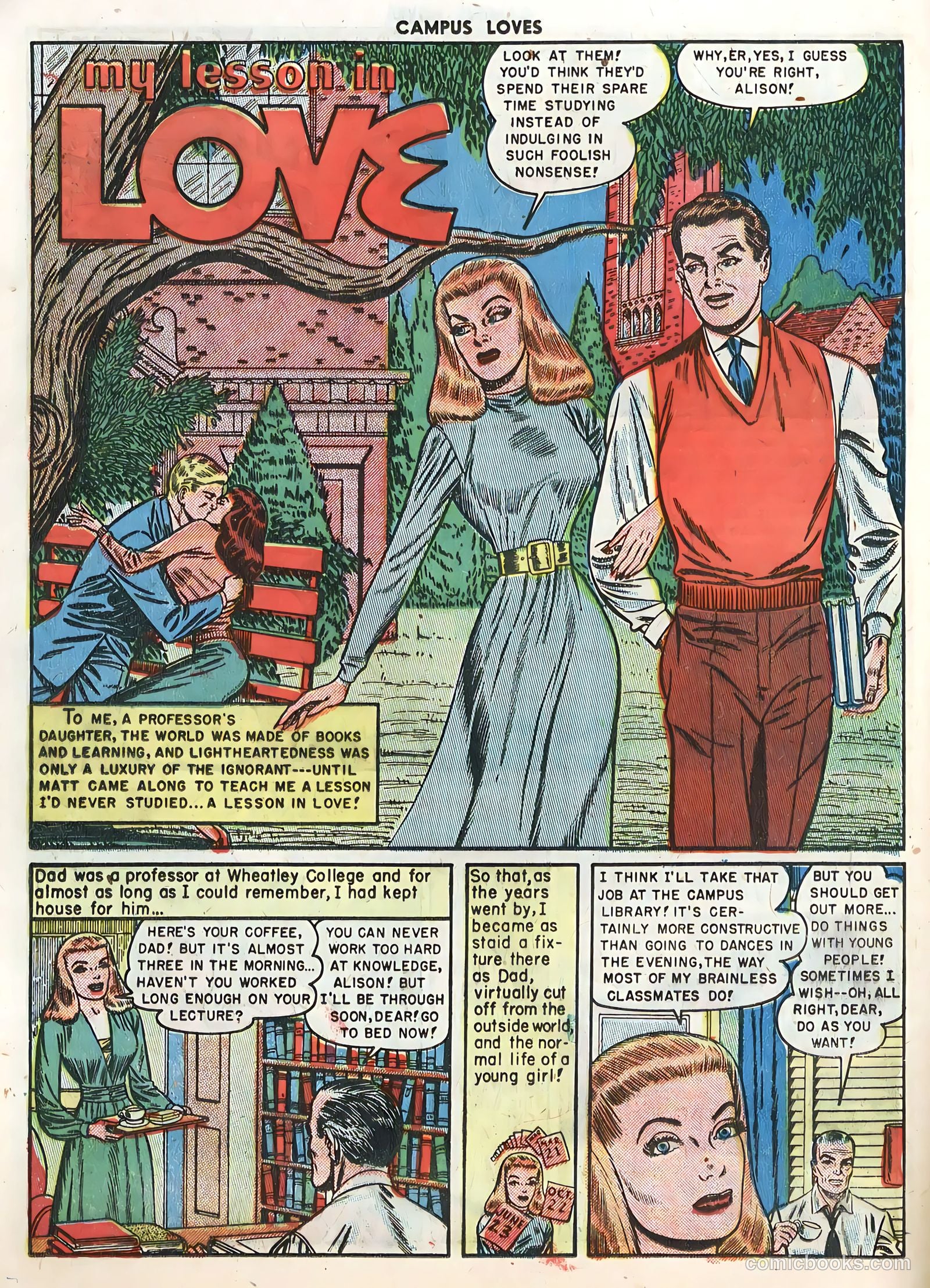 Campus Loves #2 (1950) — page 12 of 36