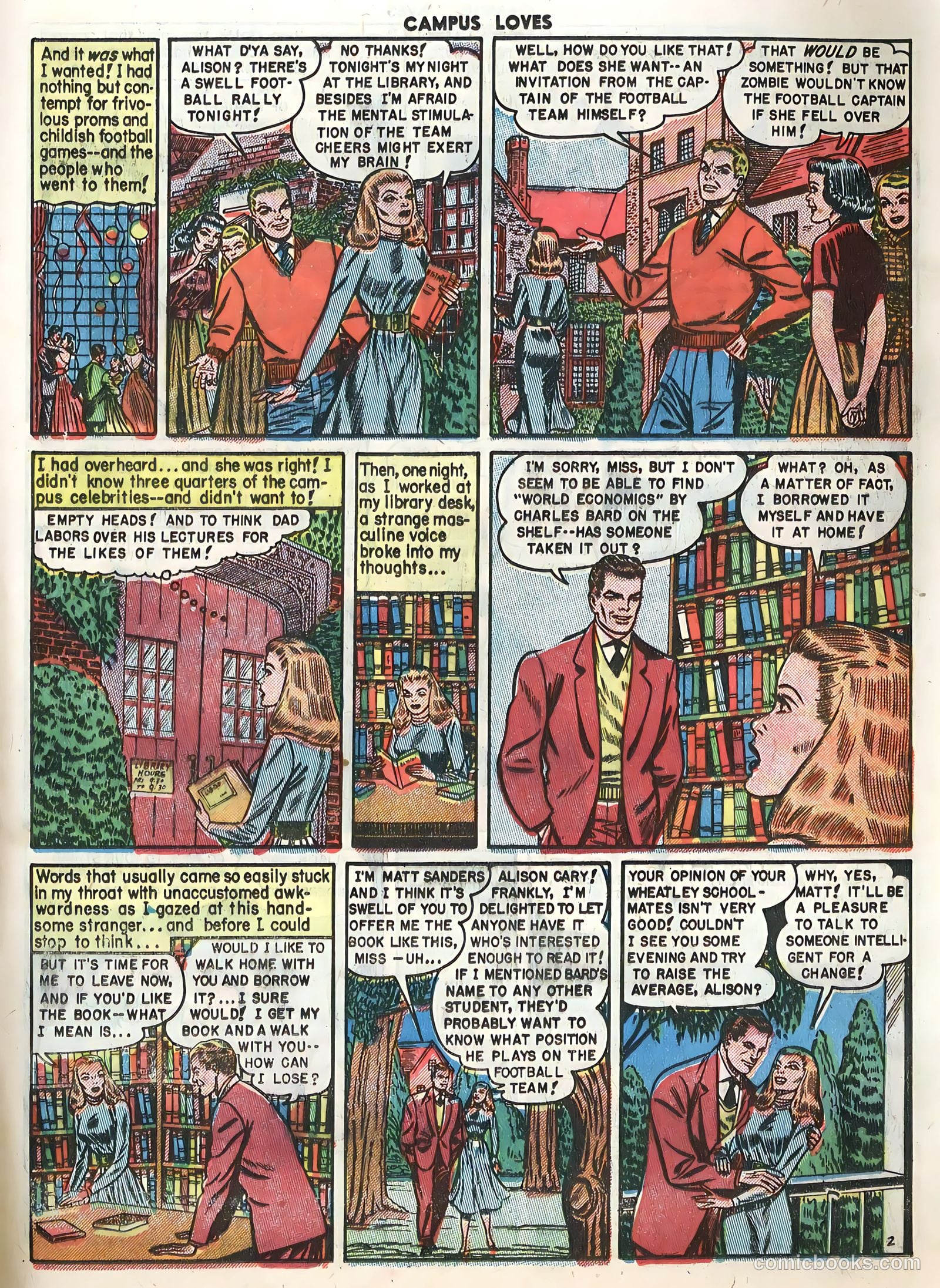 Campus Loves #2 (1950) — page 13 of 36