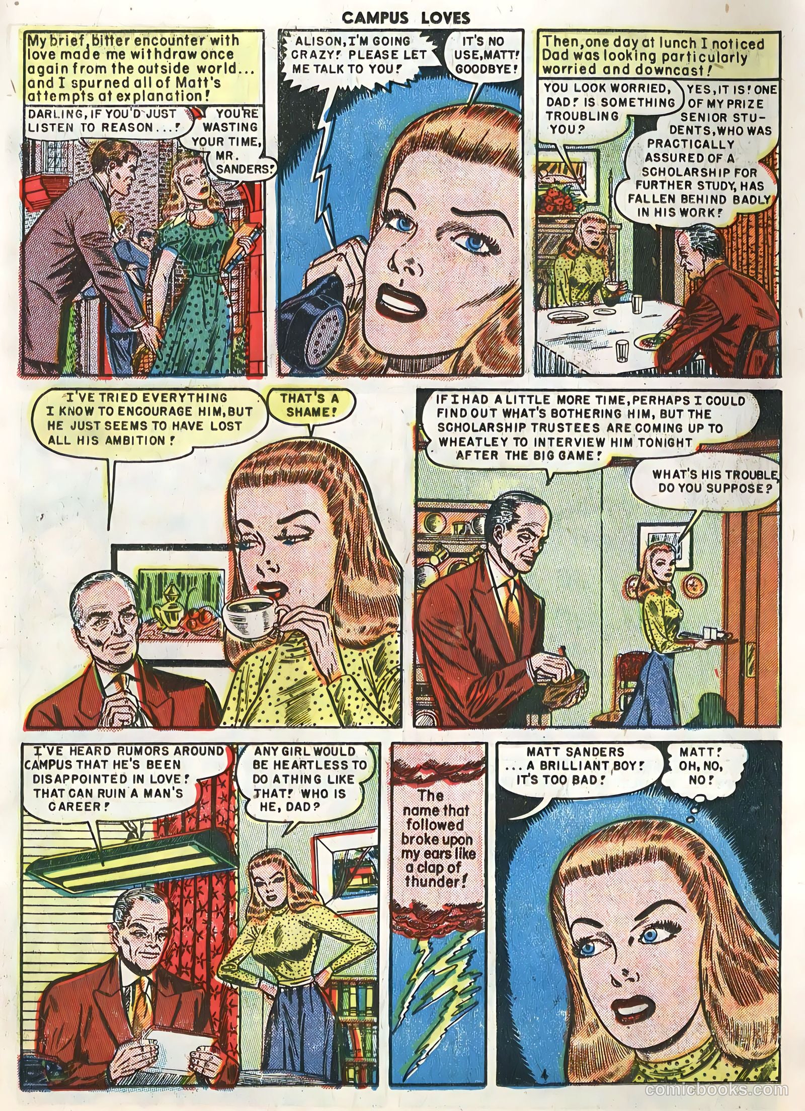Campus Loves #2 (1950) — page 15 of 36