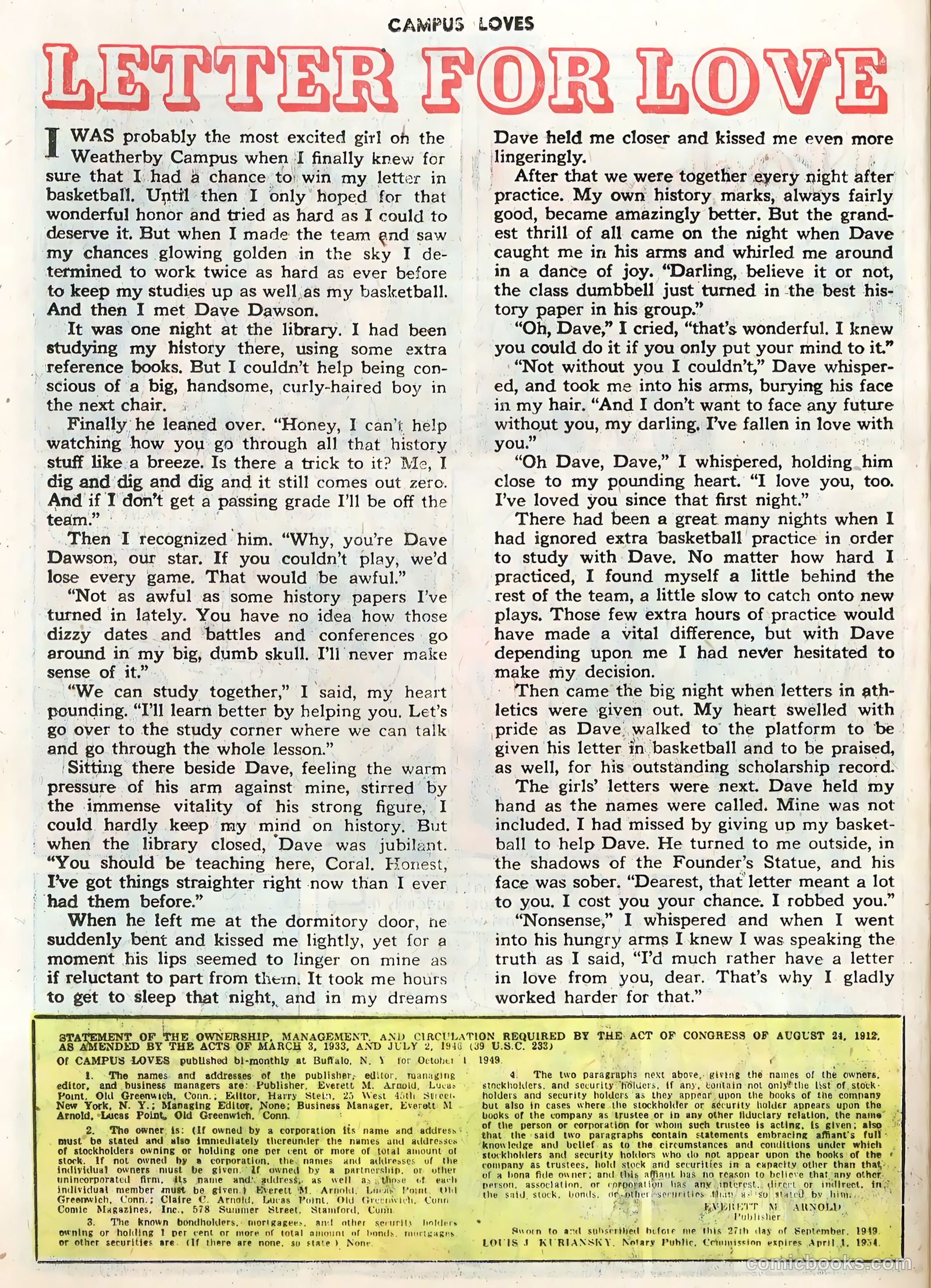 Campus Loves #2 (1950) — page 26 of 36