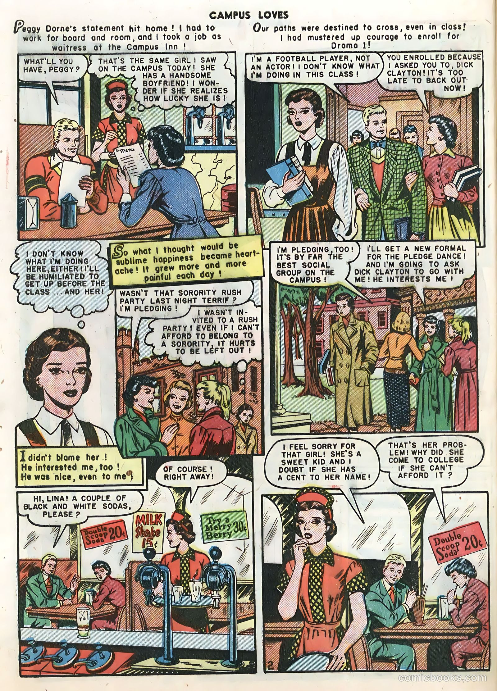 Campus Loves #2 (1950) — page 28 of 36
