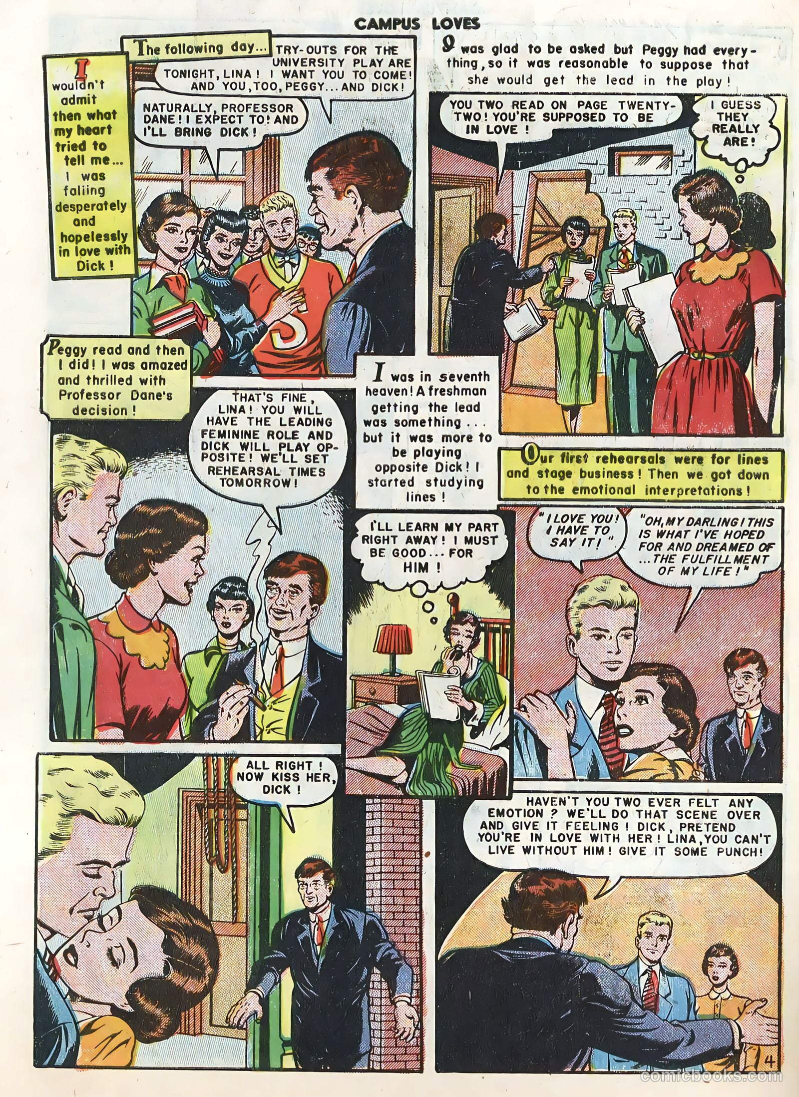 Campus Loves #2 (1950) — page 30 of 36