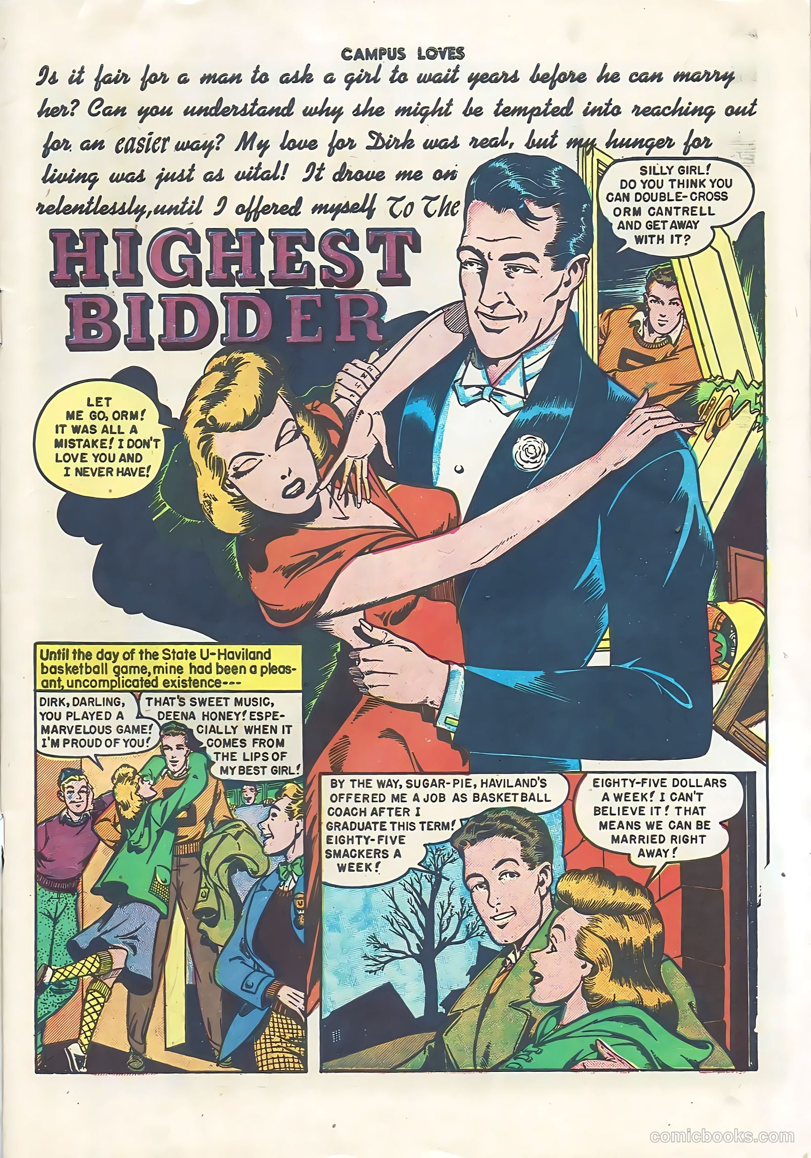 Campus Loves #3 (1950) — page 3 of 36
