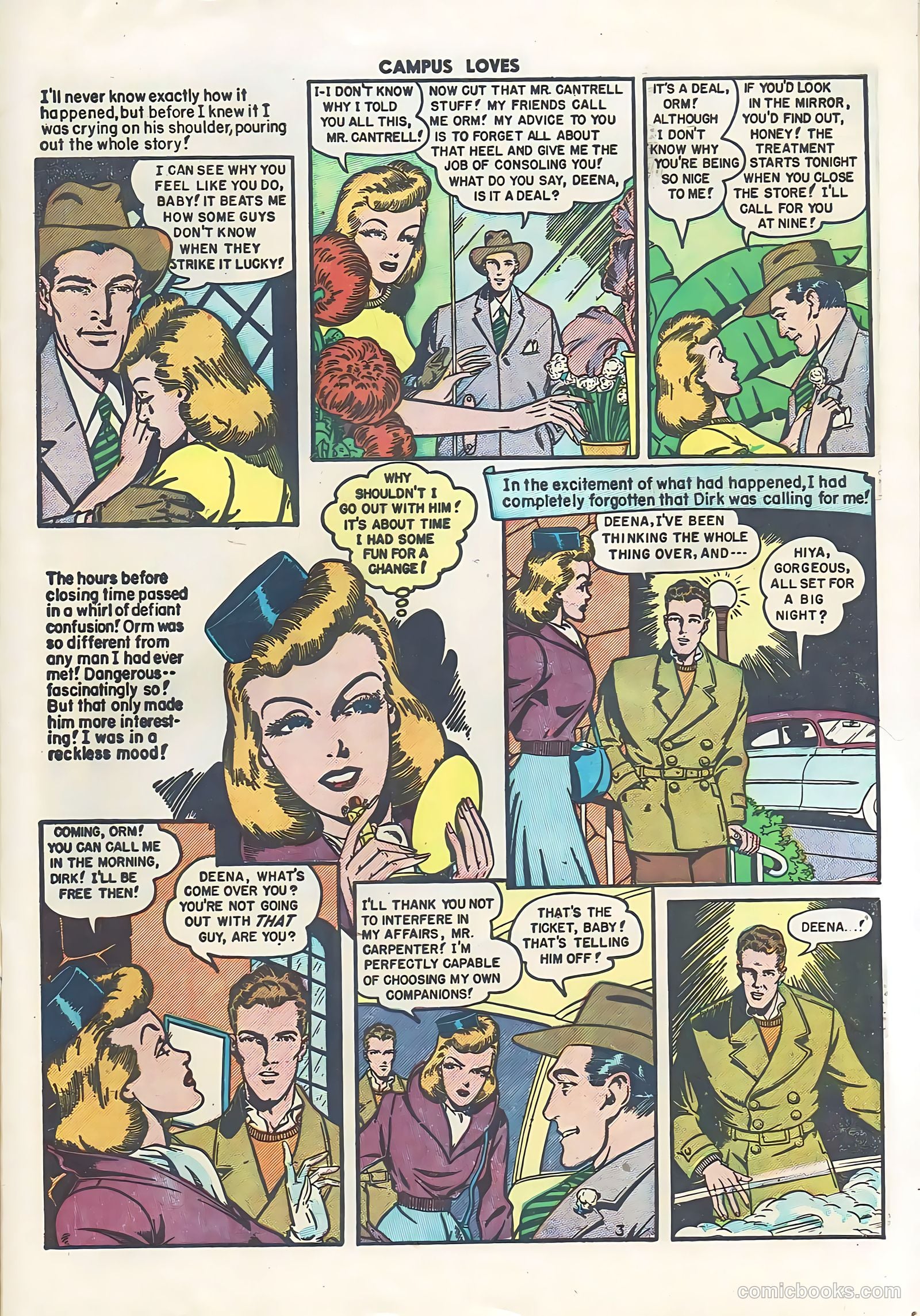 Campus Loves #3 (1950) — page 5 of 36