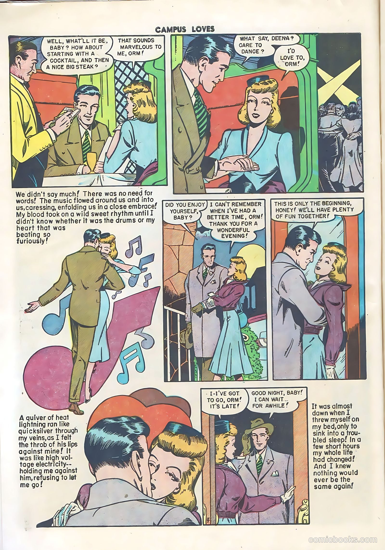 Campus Loves #3 (1950) — page 6 of 36