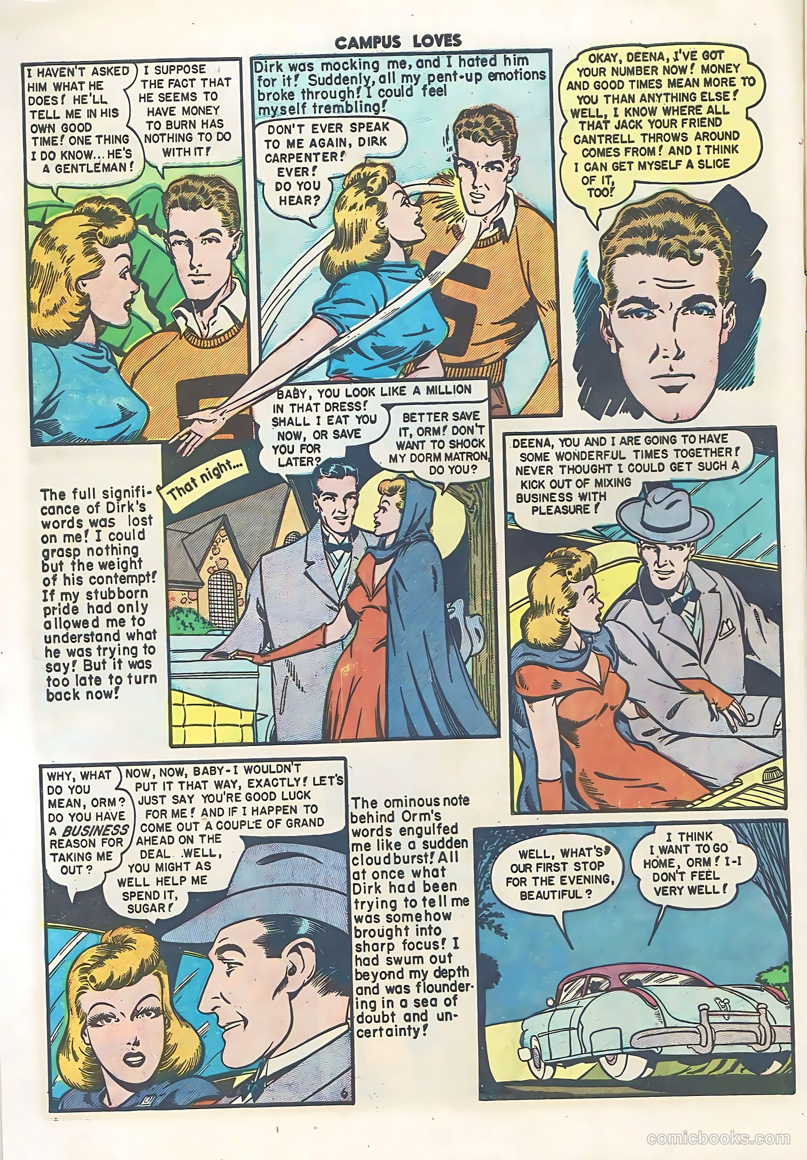Campus Loves #3 (1950) — page 8 of 36