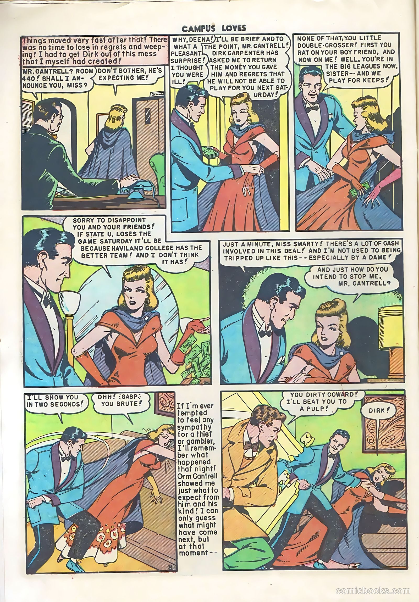 Campus Loves #3 (1950) — page 10 of 36