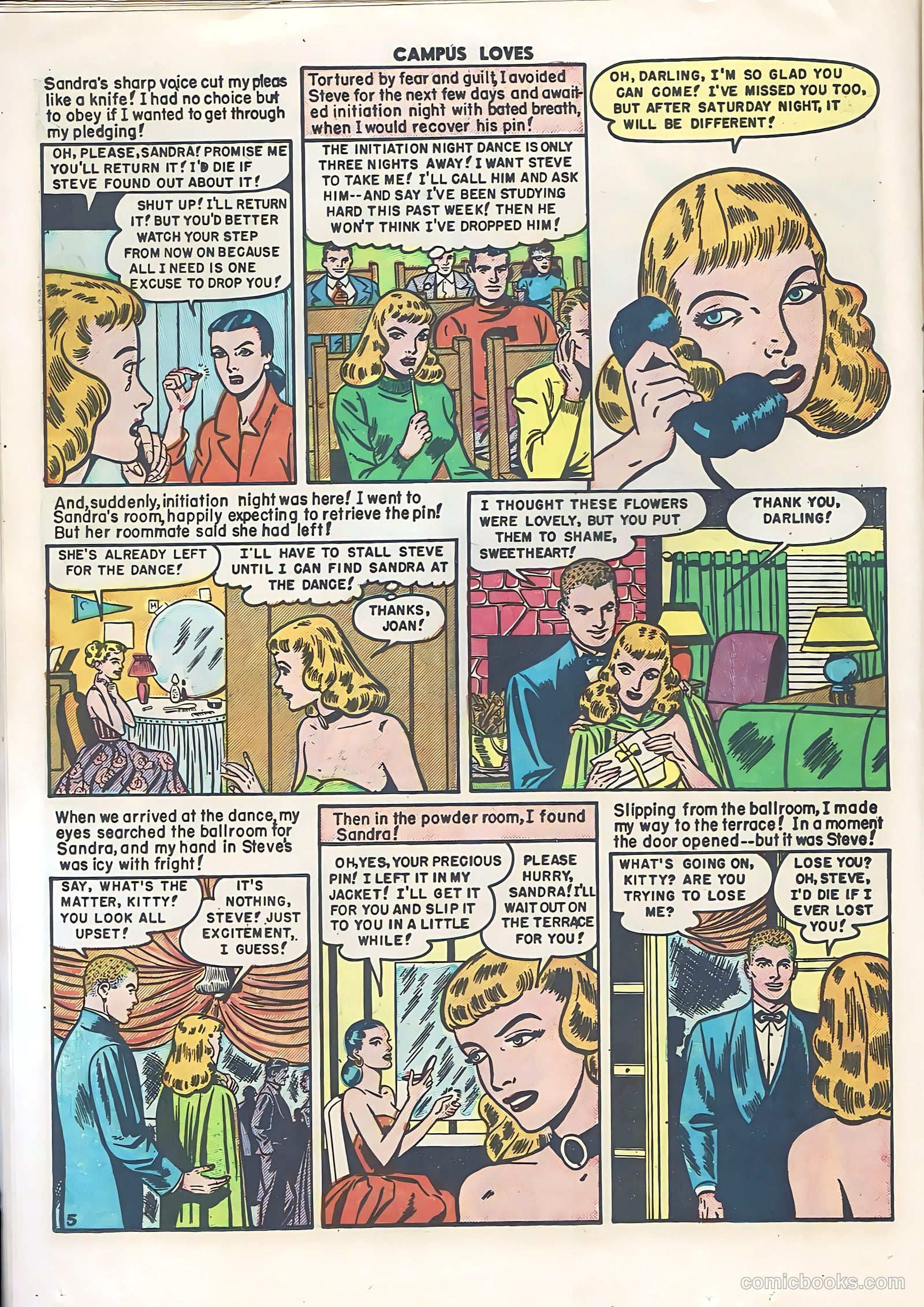 Campus Loves #3 (1950) — page 16 of 36