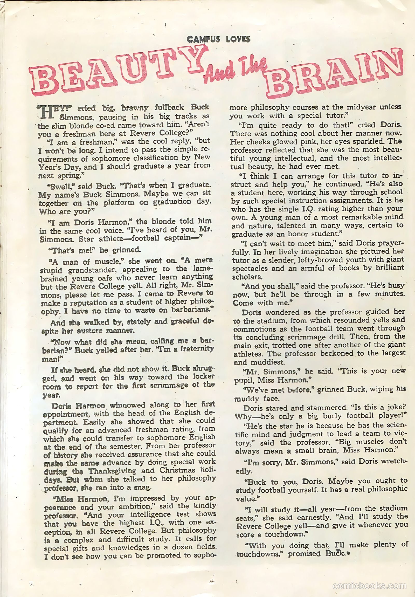 Campus Loves #3 (1950) — page 26 of 36