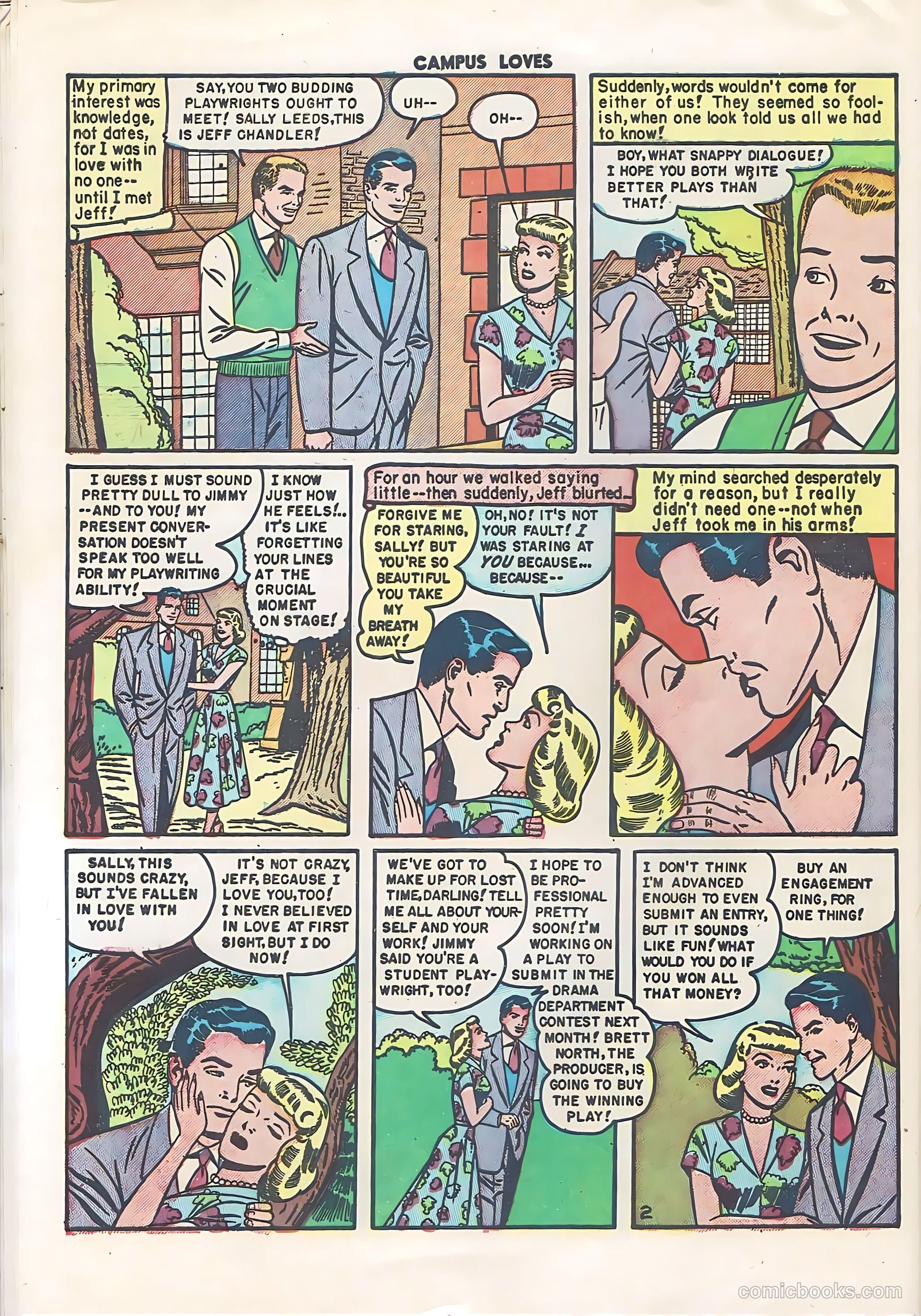 Campus Loves #3 (1950) — page 28 of 36