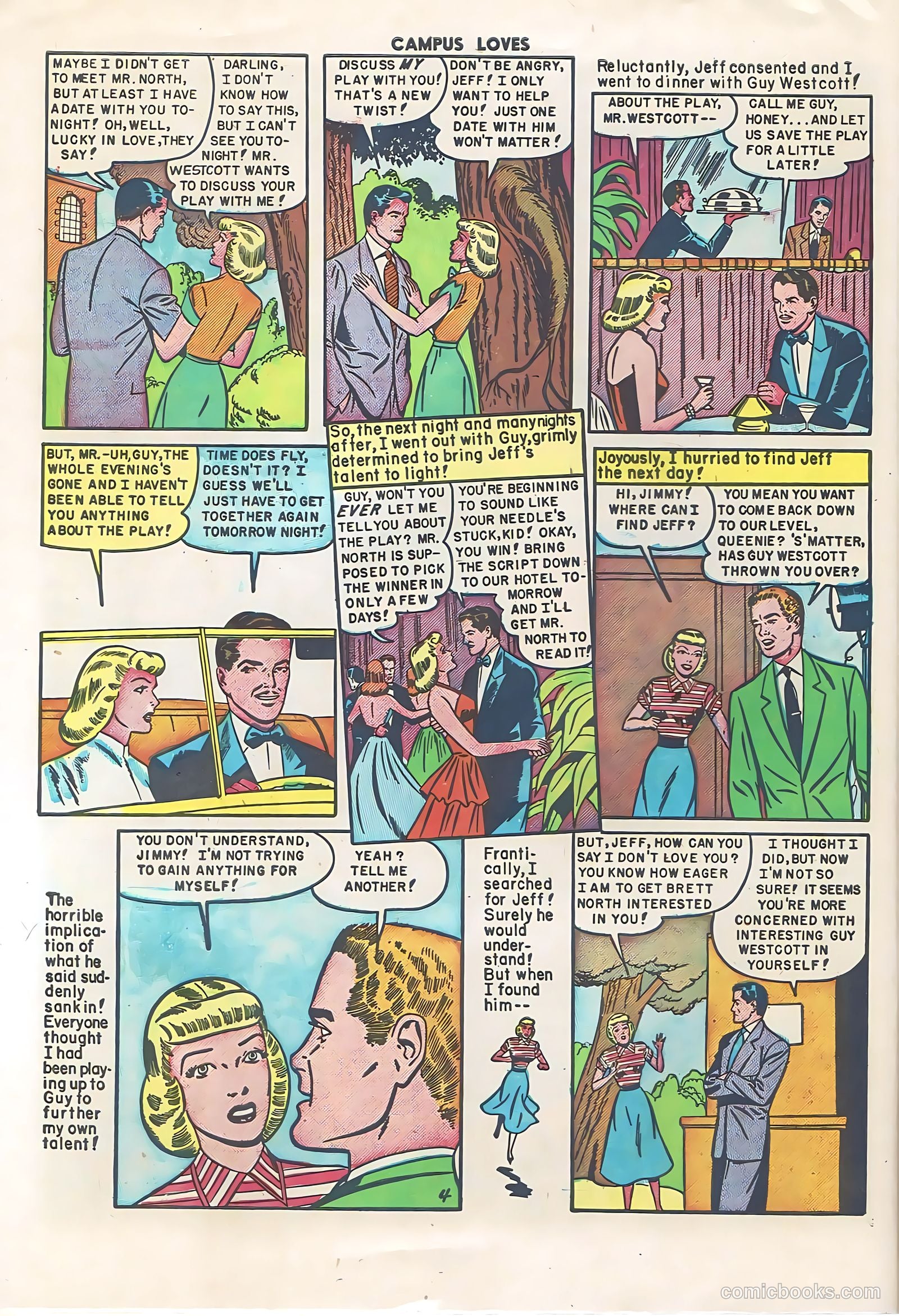 Campus Loves #3 (1950) — page 30 of 36