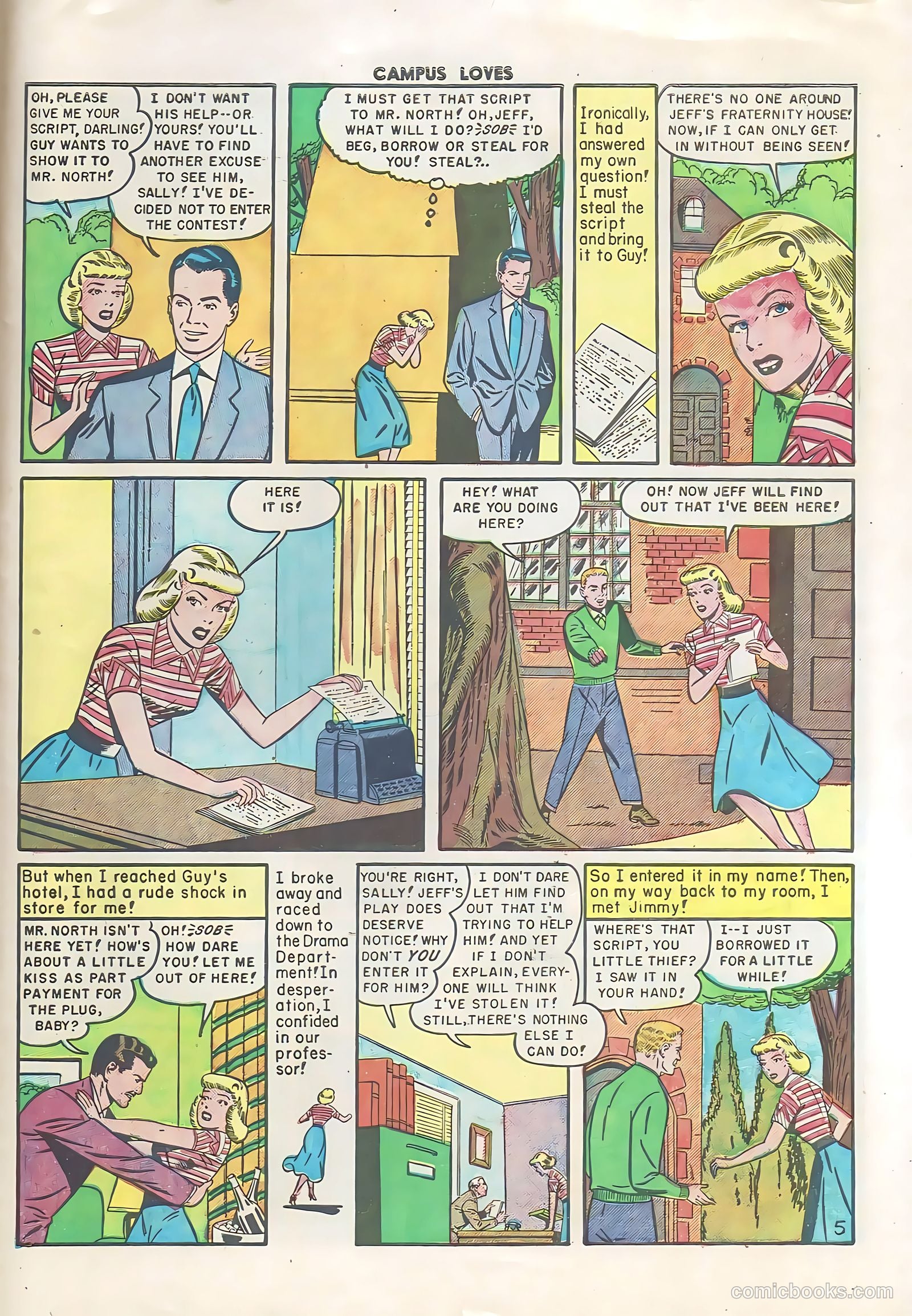 Campus Loves #3 (1950) — page 31 of 36