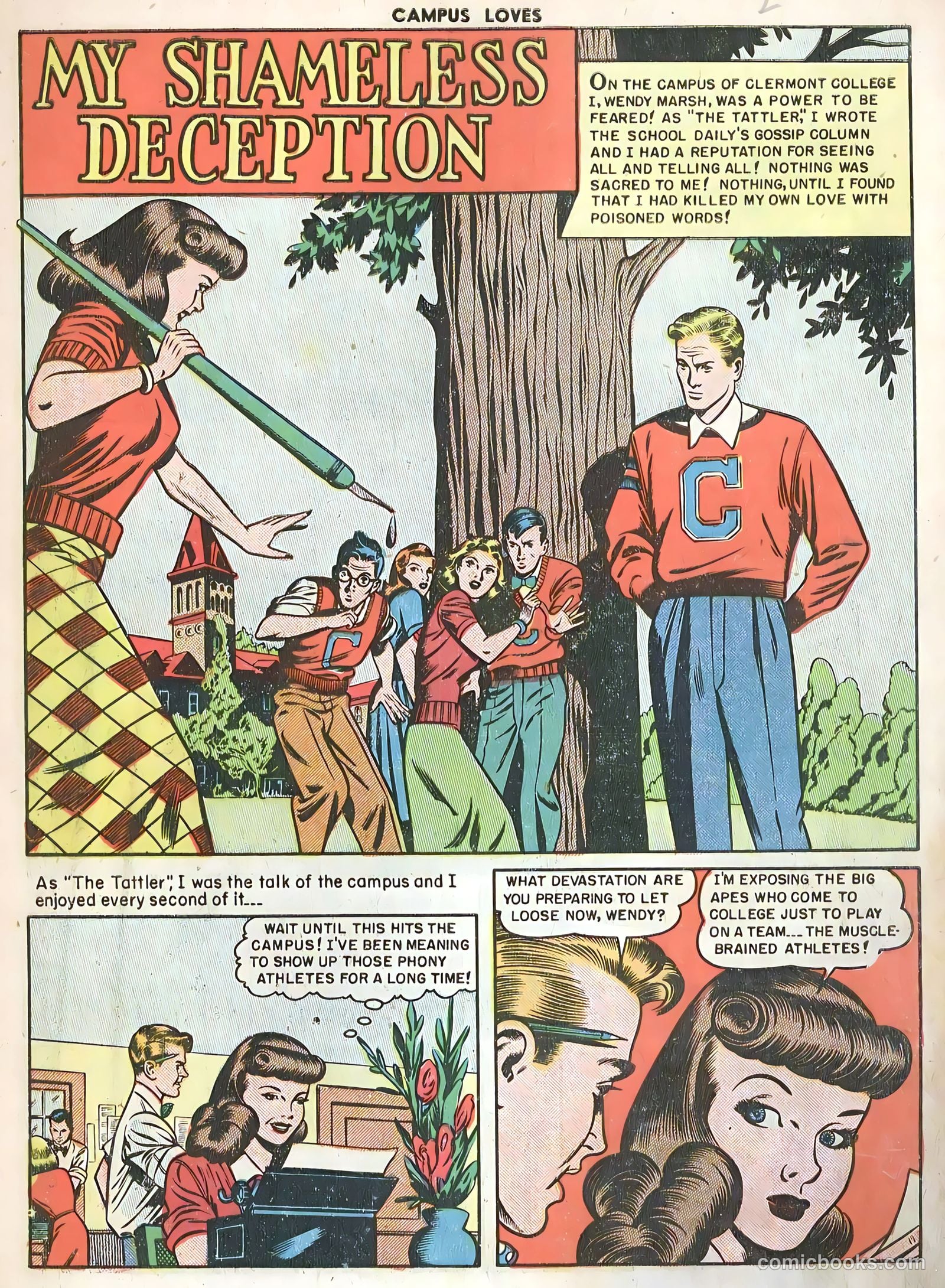 Campus Loves #4 (1950) — page 3 of 36
