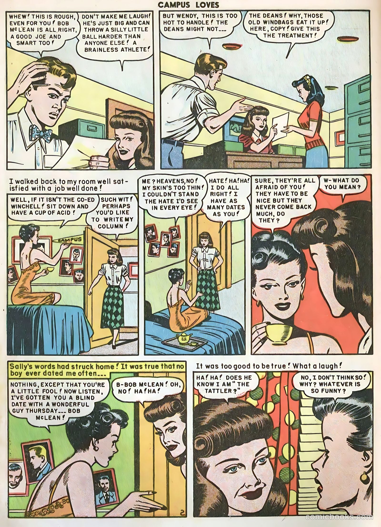 Campus Loves #4 (1950) — page 4 of 36
