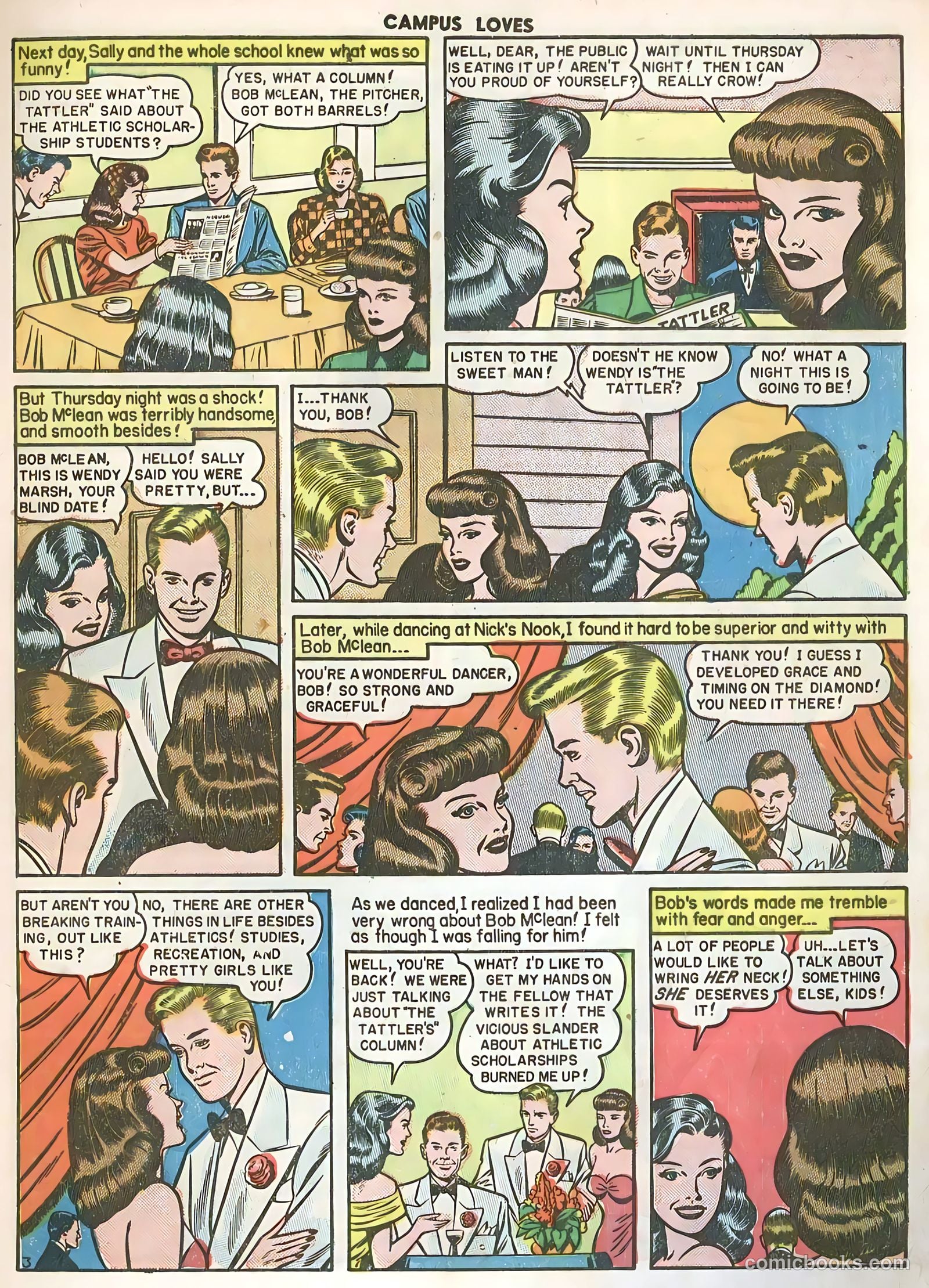 Campus Loves #4 (1950) — page 5 of 36
