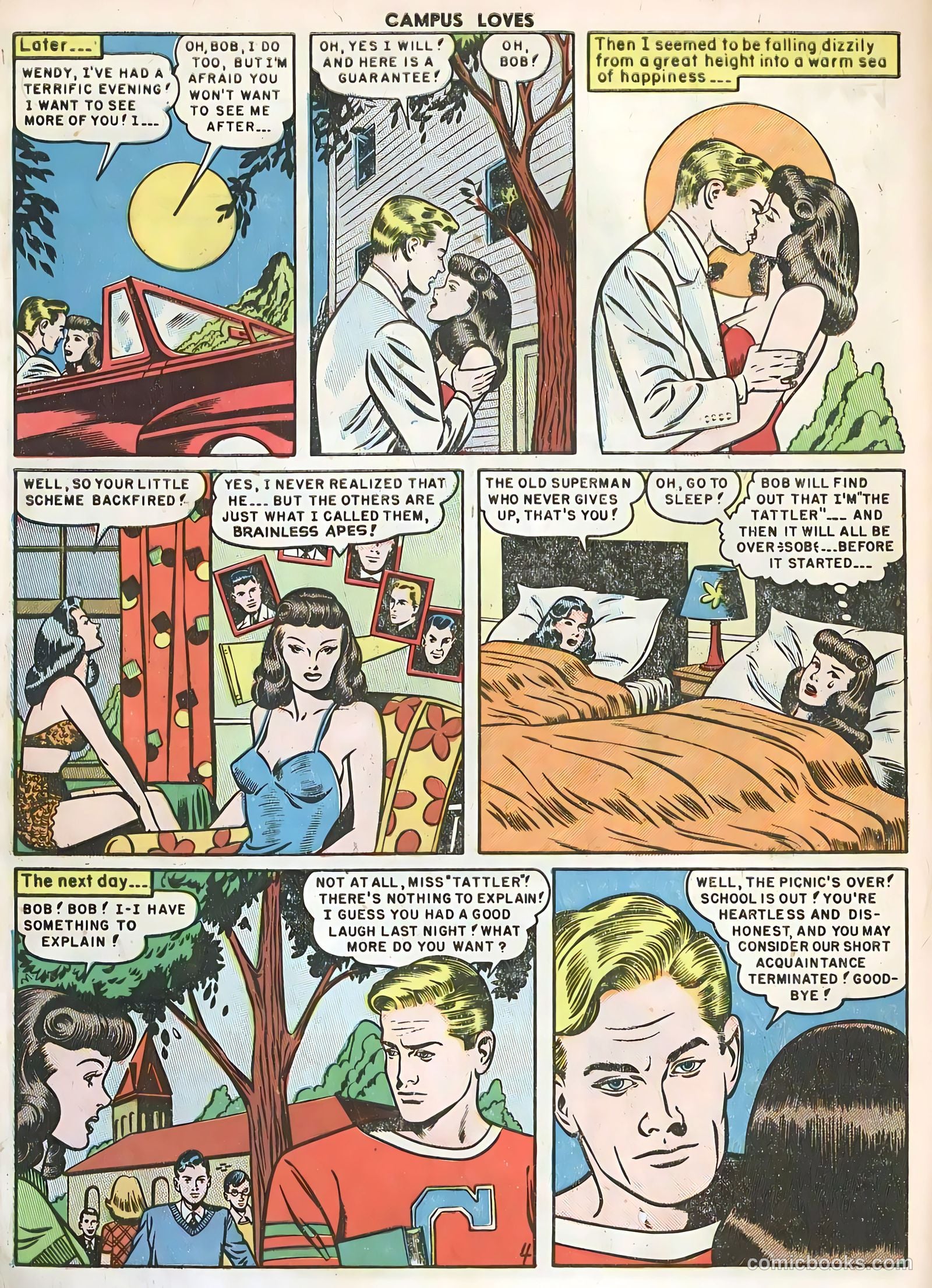 Campus Loves #4 (1950) — page 6 of 36