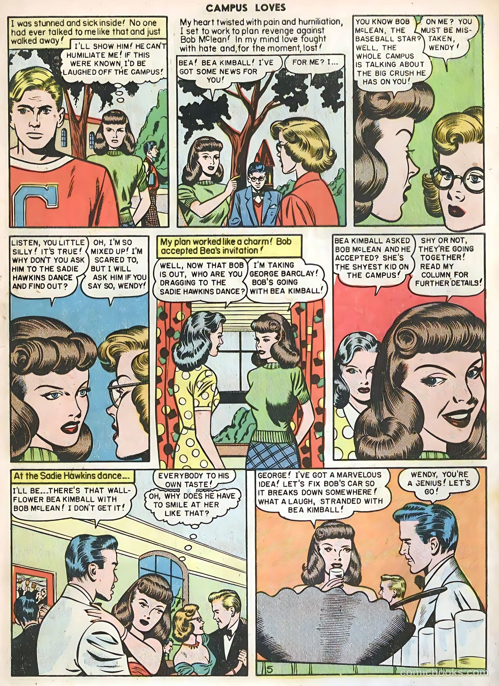 Campus Loves #4 (1950) — page 7 of 36