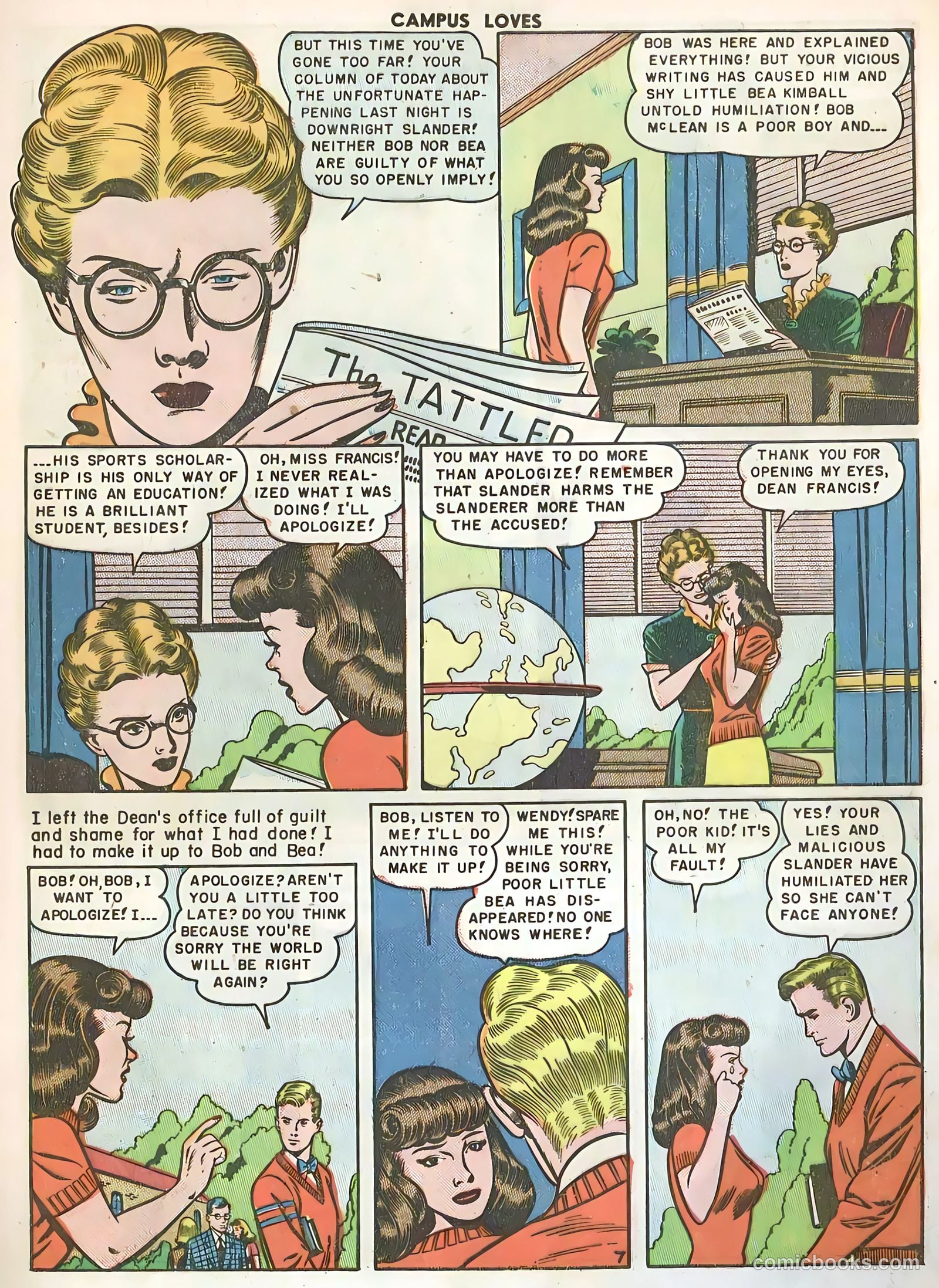 Campus Loves #4 (1950) — page 9 of 36