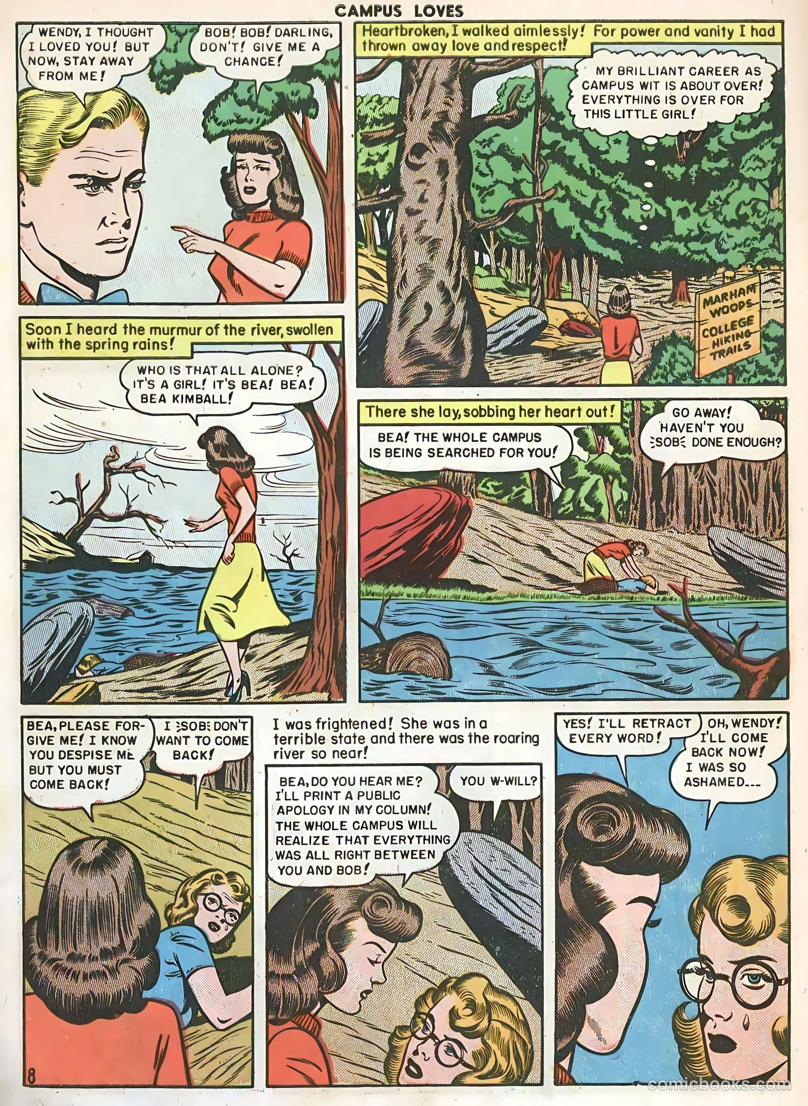 Campus Loves #4 (1950) — page 10 of 36