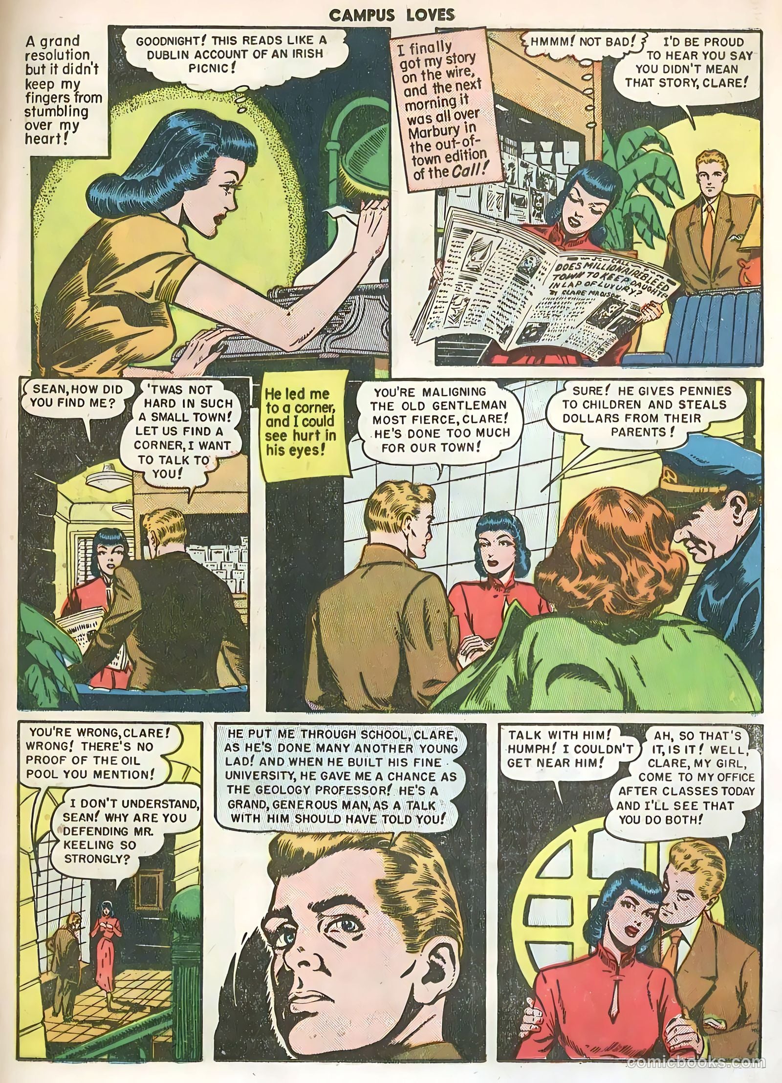 Campus Loves #4 (1950) — page 21 of 36